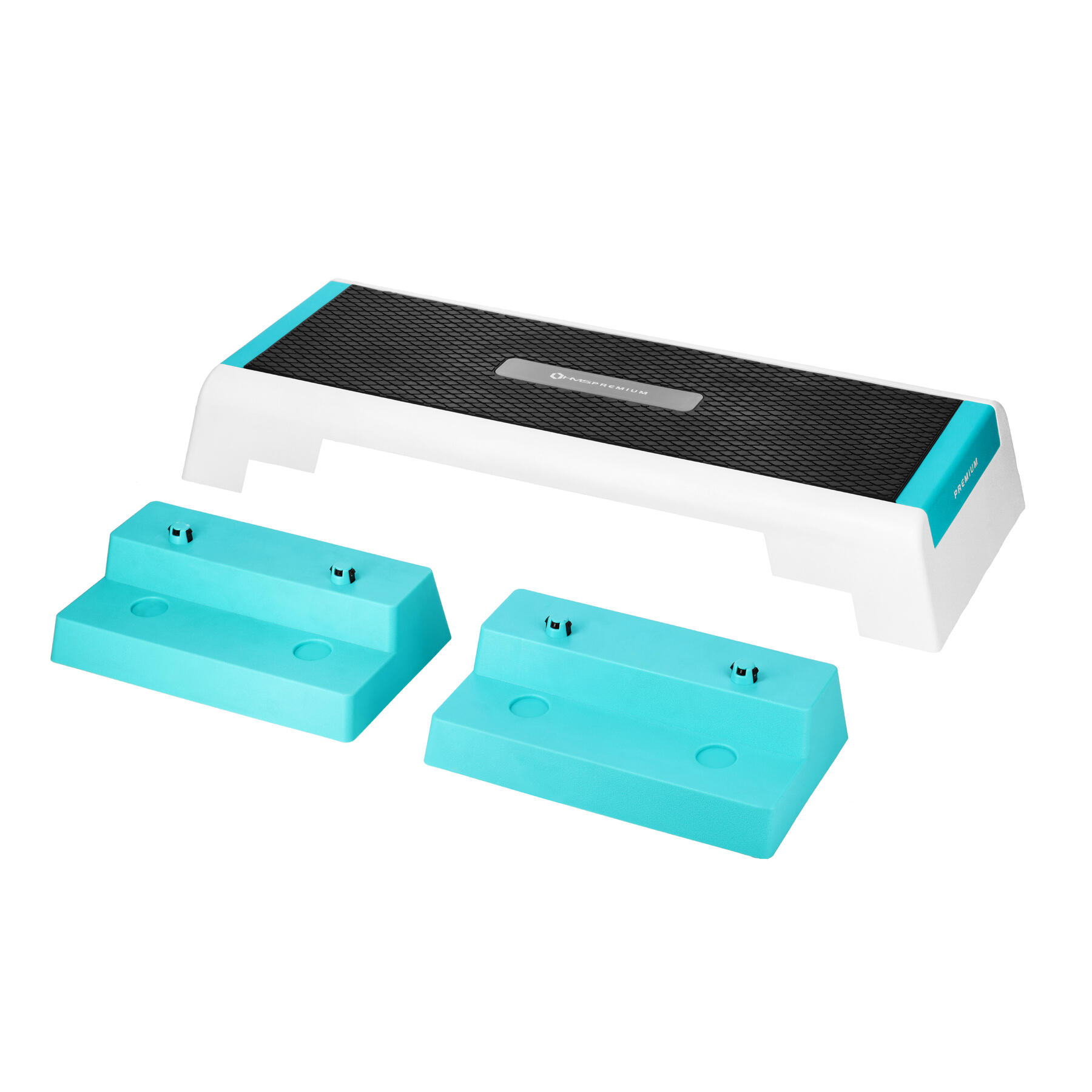 Premium Aerobic Step - Wit/Blauw 4/7