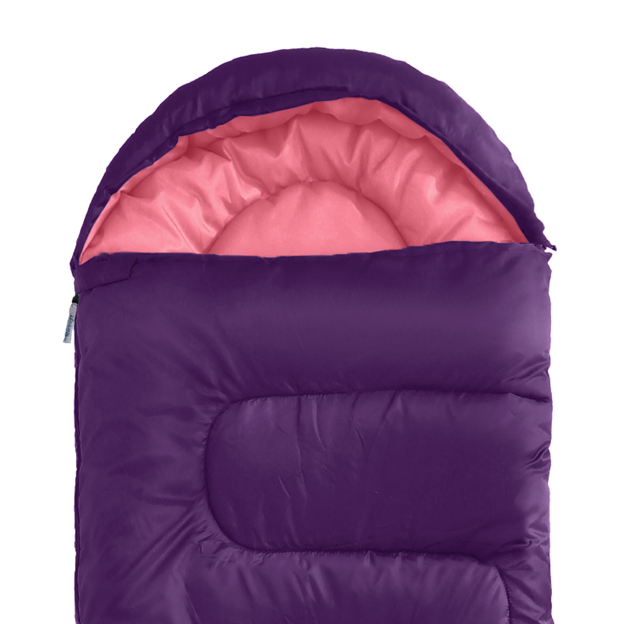 Camping Collection Adult Sleeping Bag - Purple - Single 3/7