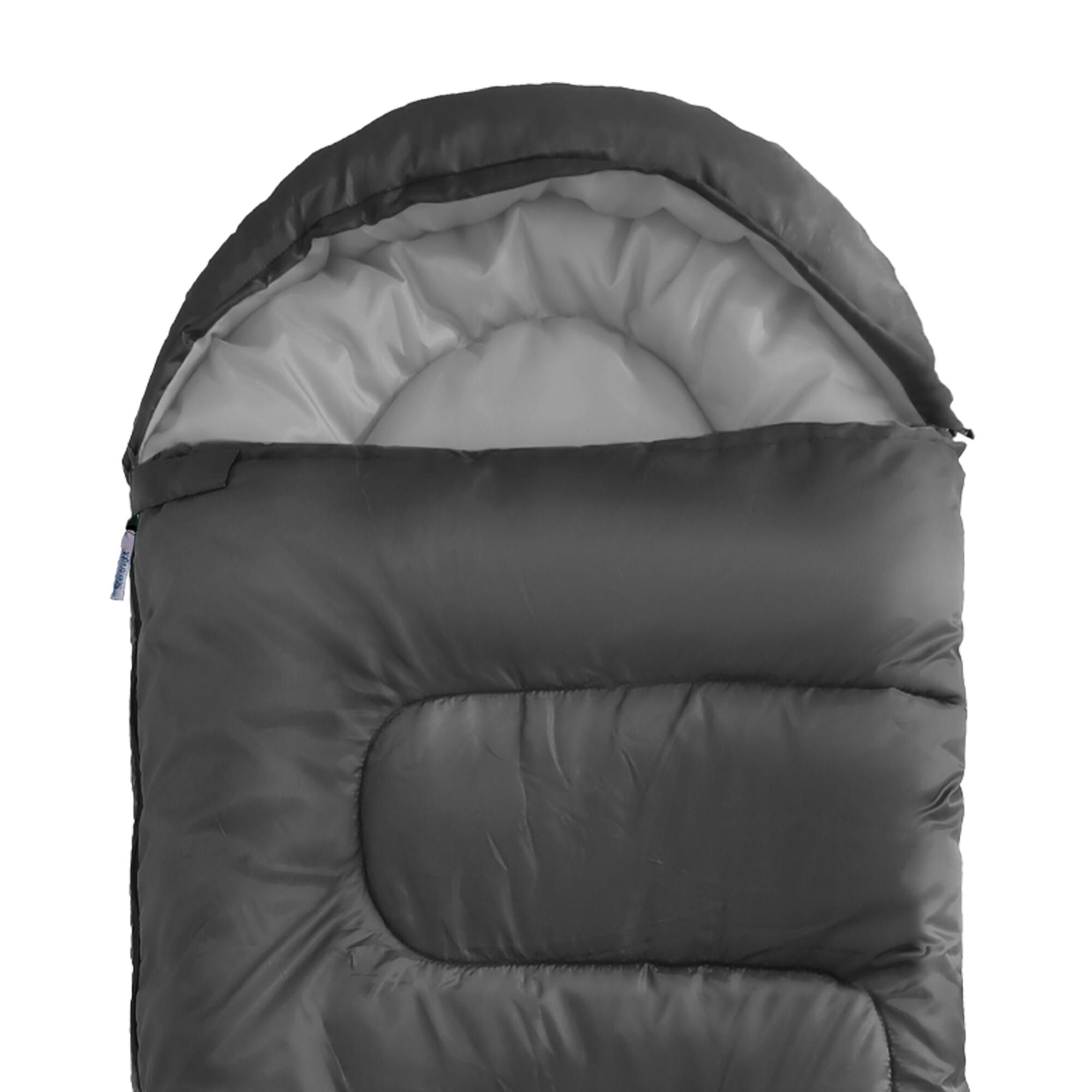Camping Collection Adult Sleeping Bag - Black 3/7