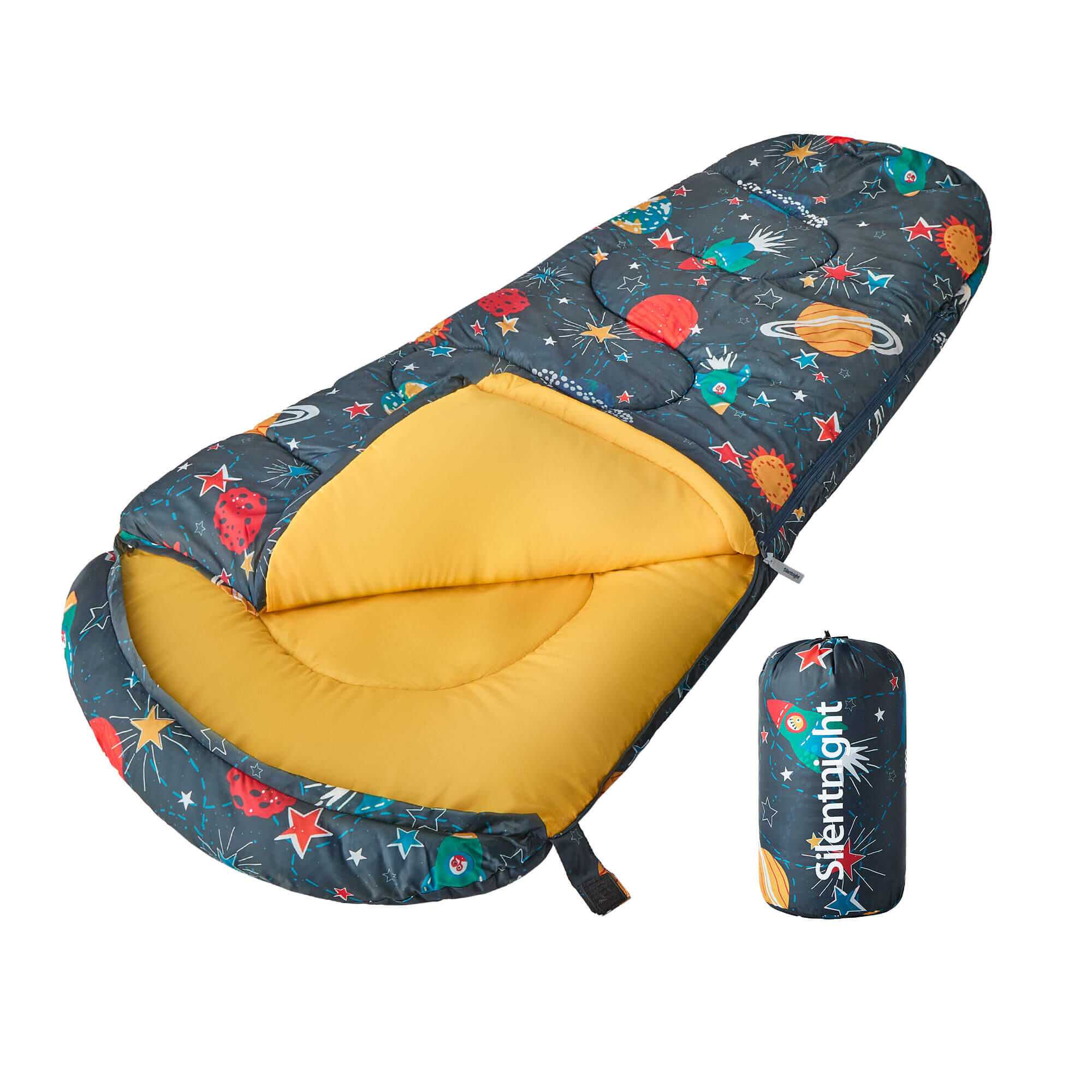 SILENTNIGHT Camping Collection Healthy Growth Kids Sleeping Bag - Space