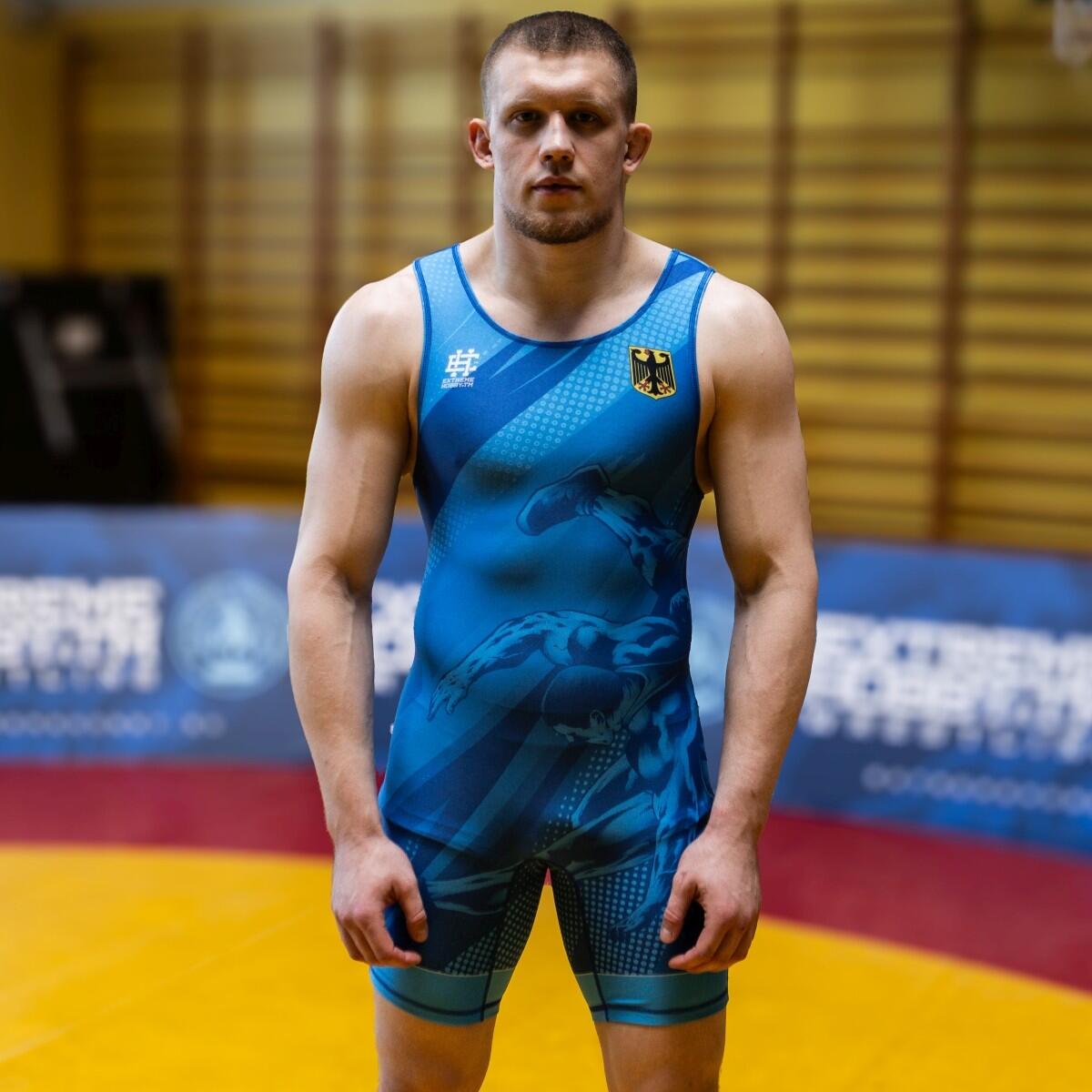 Body da lotta da uomo EXTREME HOBBY squadra nazionale Germania 2/6
