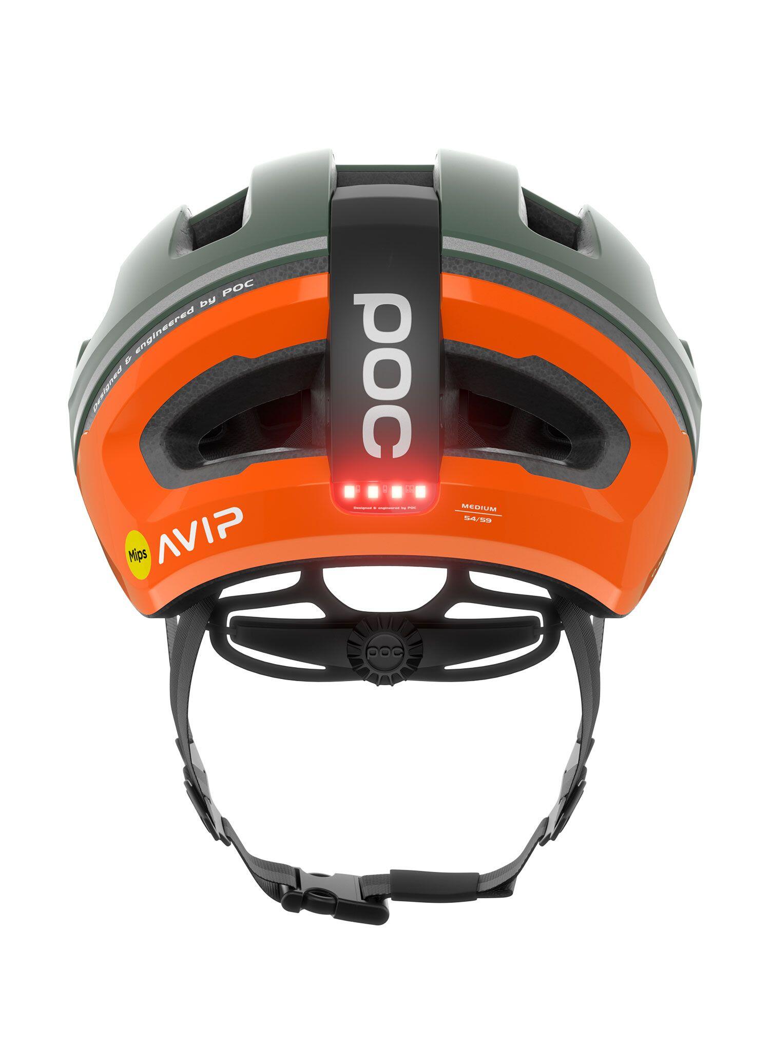 Casca ciclism - Omne Beacon Mips - Fluorescent Orange AVIP I Epidote Green Matt 4/5
