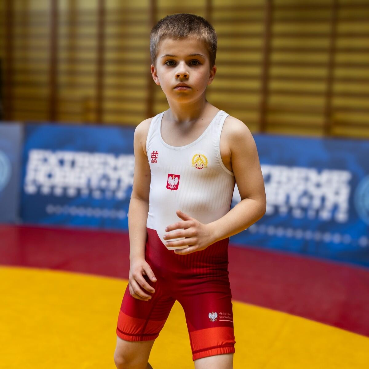 Trykot zapaśniczy dziecięcy EXTREME HOBBY Reprezentacja ZAPASY Polska 2/6