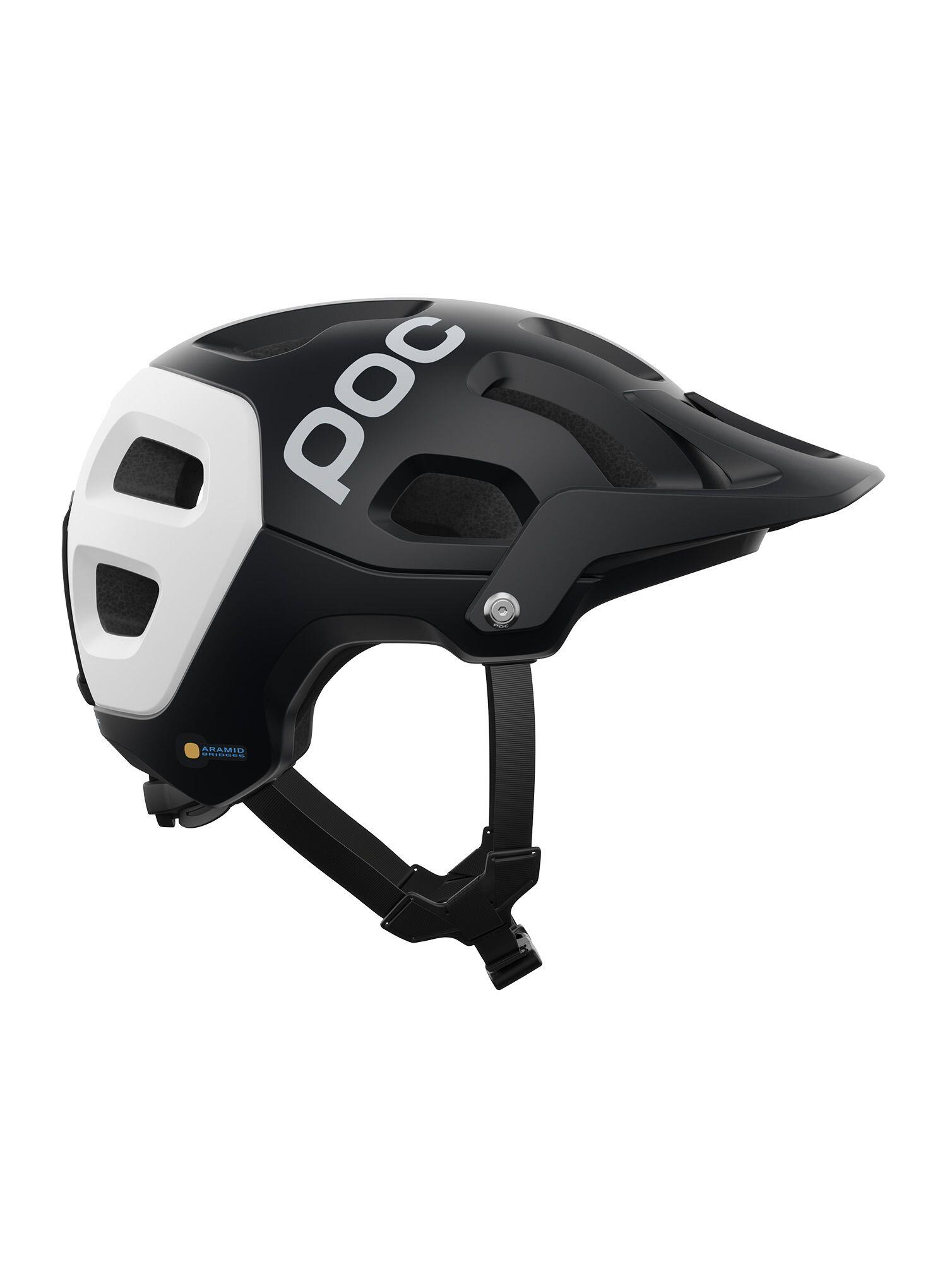 Casque POC Tectal Race MIPS Noir/Blanc Hydrogène Mat 3/4