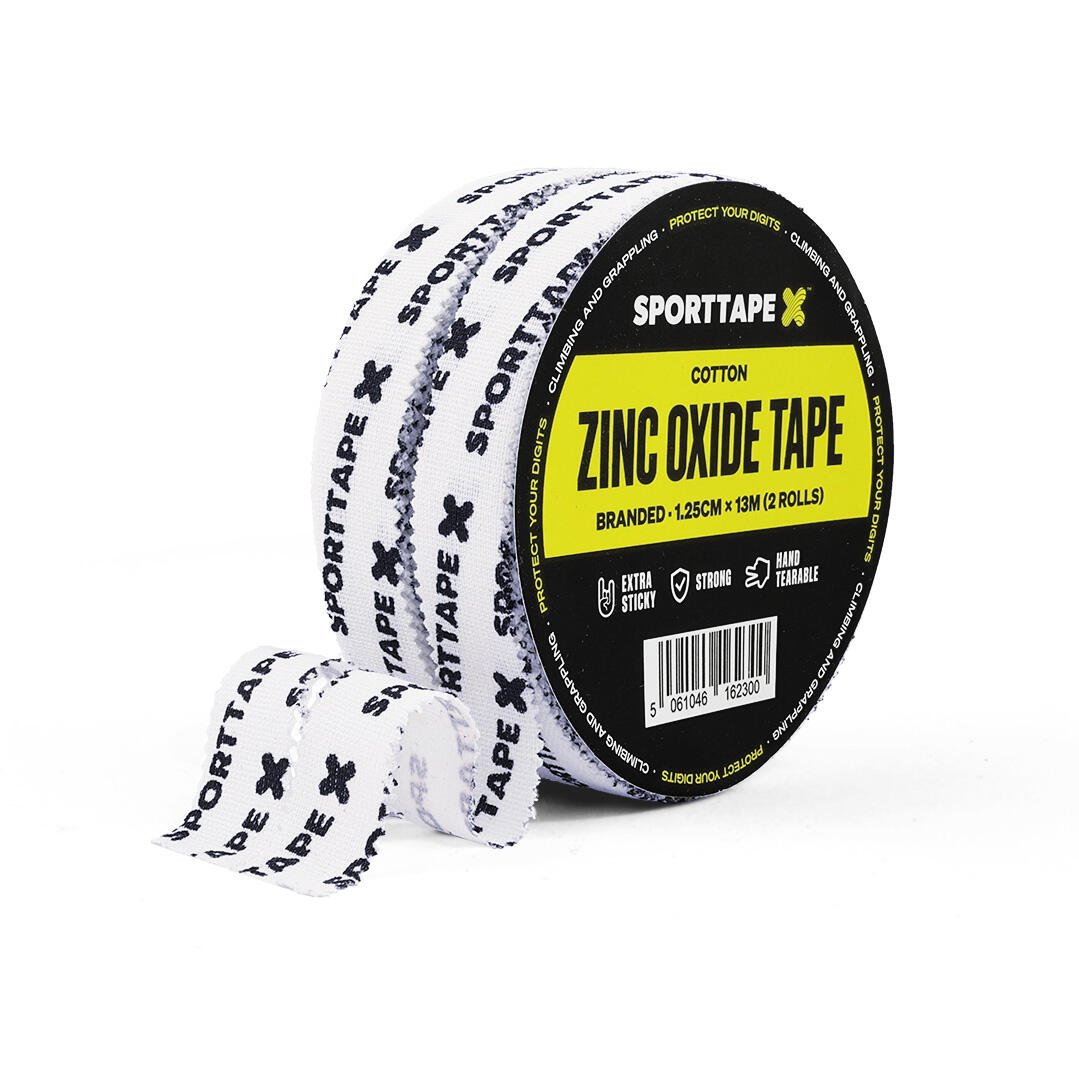 SPORTTAPE ZINC OXIDE BOXING TAPE 1.25CM X 13M - BRANDED - PACK OF 2 ROLLS