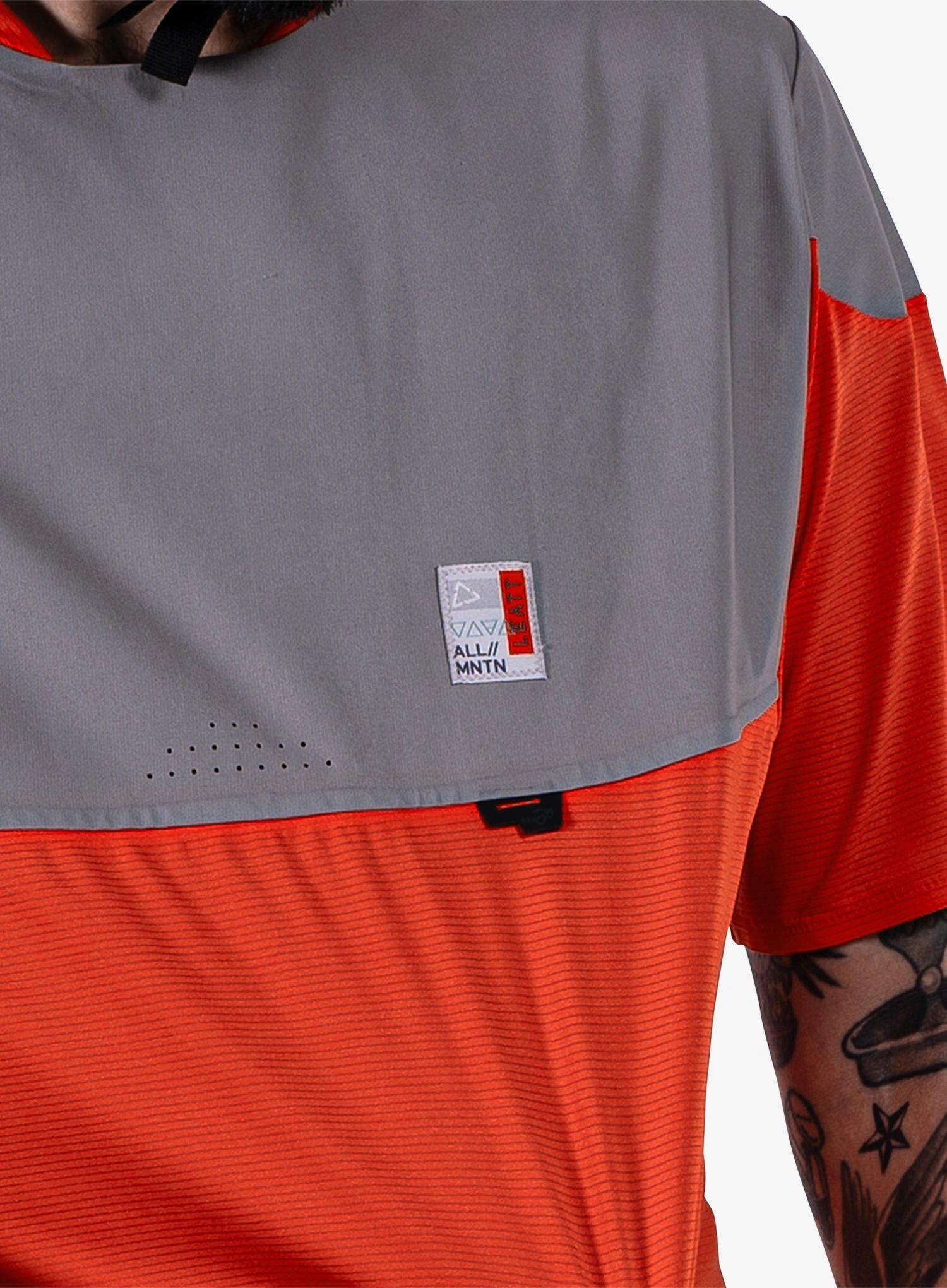 Maillot VTT AllMountain 3.0 en tissu Soft-Touch rouge Homme 6/7