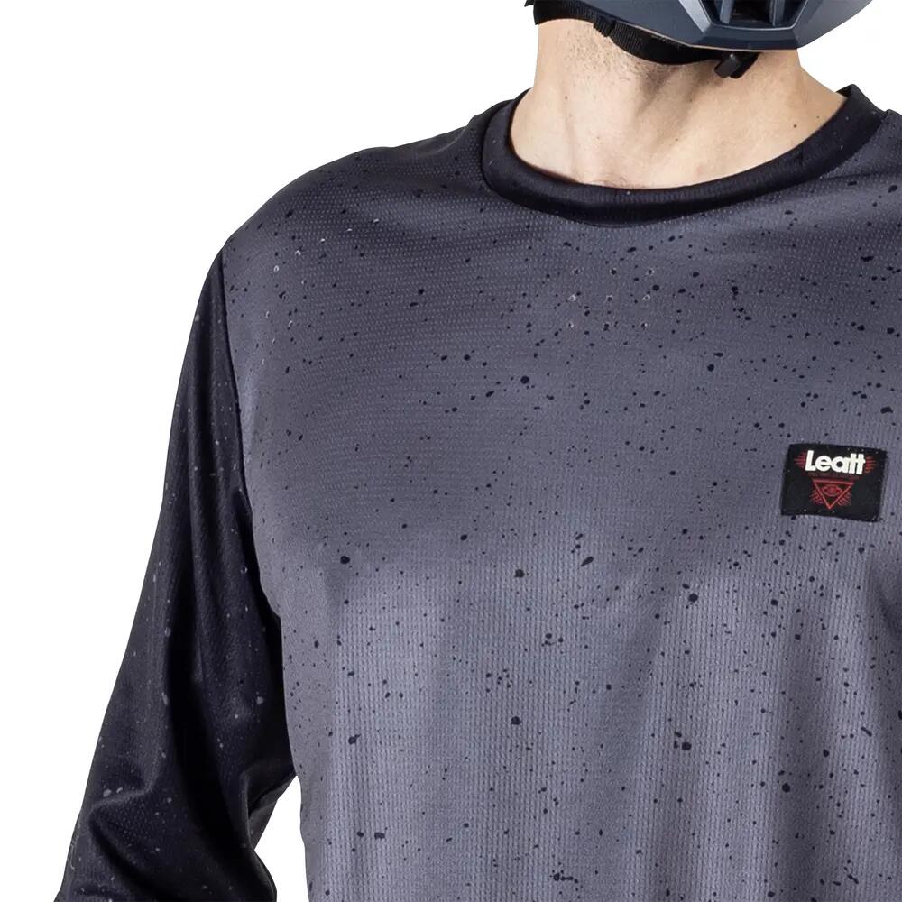 MTB Enduro 3.0 elastisch shirt met driekwart mouwen Grijs Heren 6/7