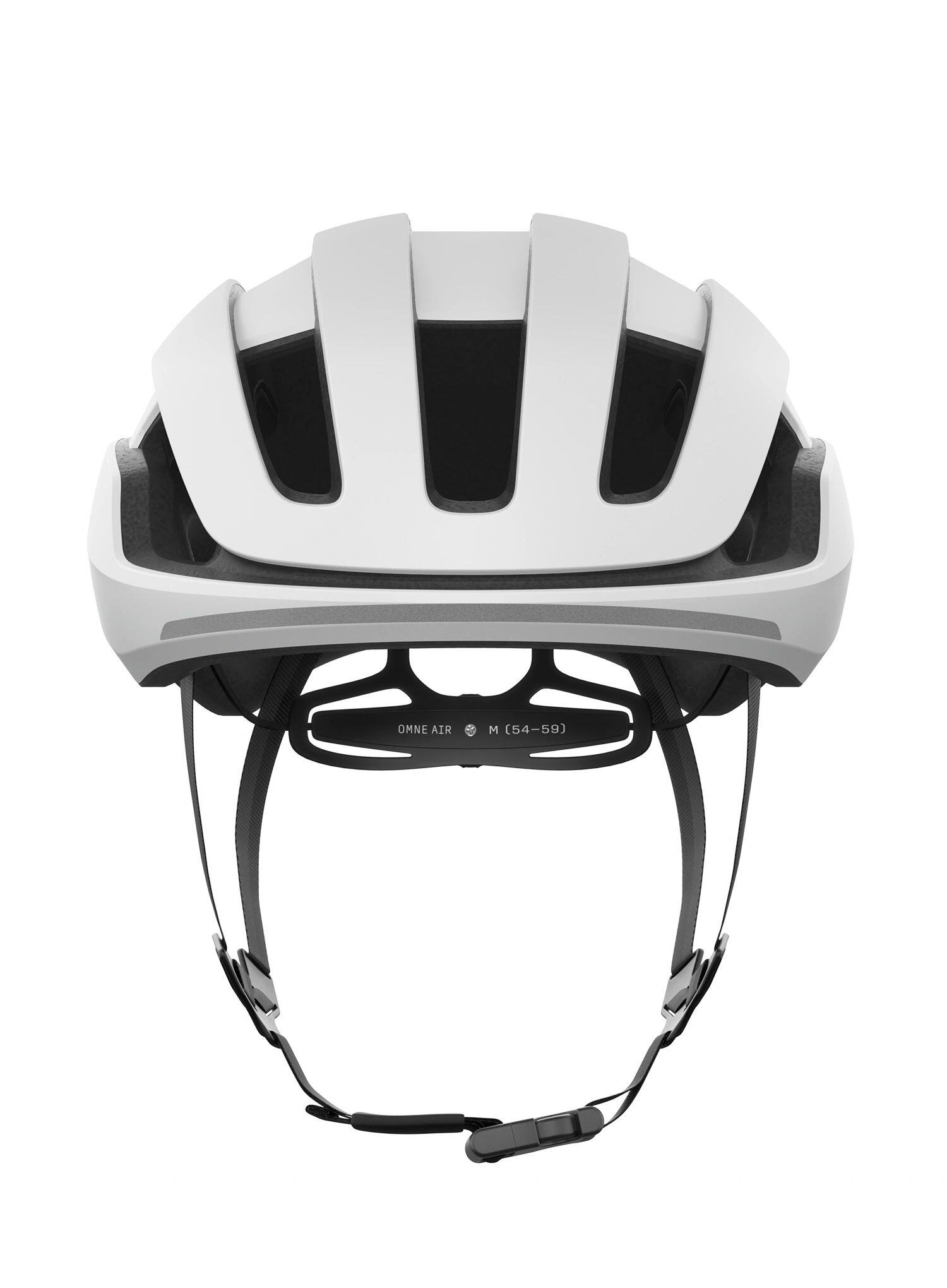 POC POC Fahrradhelm Omne Beacon MIPS Hydrogen White / Fluorescent Orange Matt 4/4