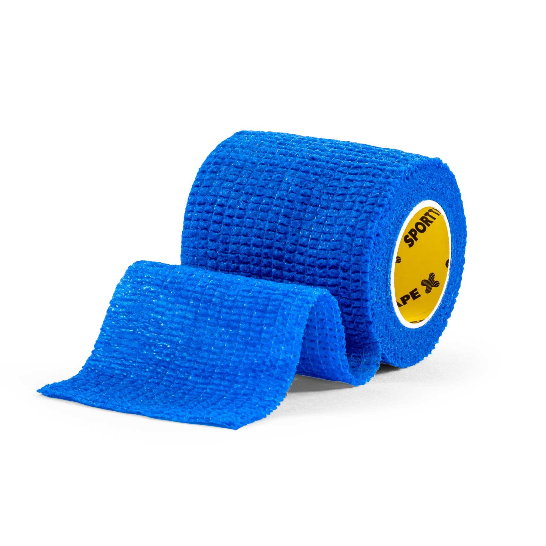 SPORTTAPE COHESIVE BANDAGE - 5CM X 4.5M - BLUE