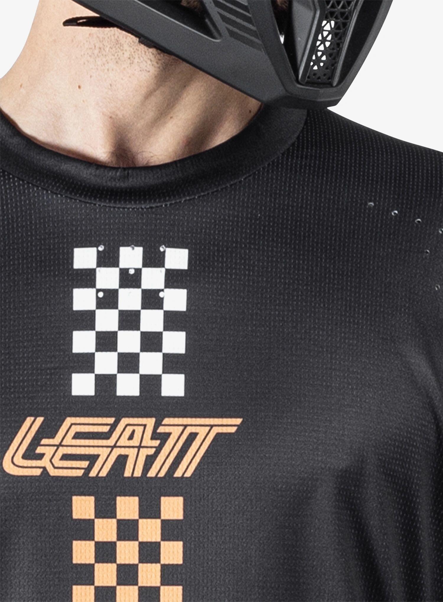 Camiseta MTB Enduro 4.0 elástica de manga larga Negro Hombre 7/8