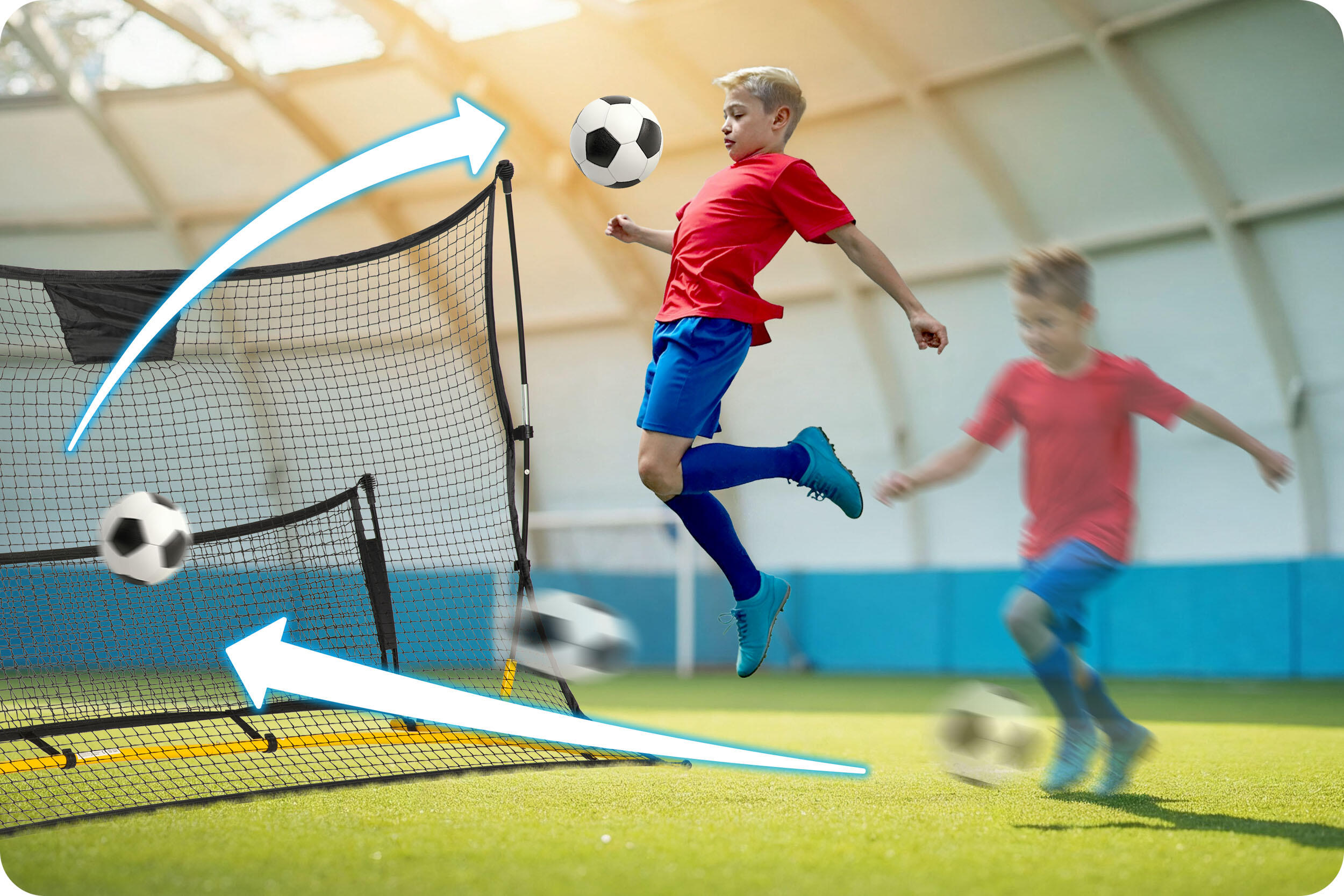Bramka treningowa rebounder Neo-Sport NS-493 210 x 120 x 35 cm 4/7