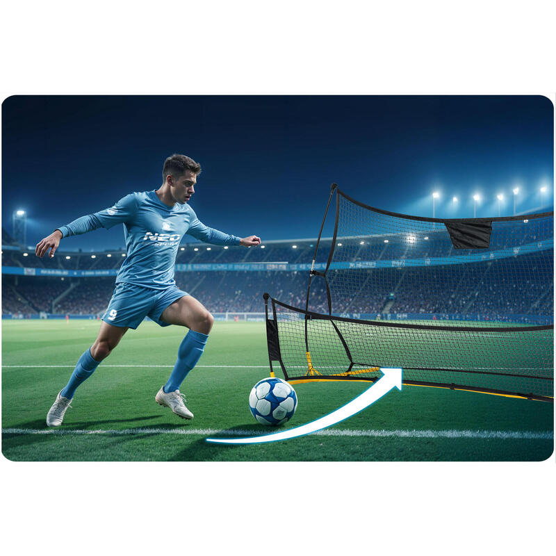 Bramka treningowa rebounder Neo-Sport NS-493 210 x 120 x 35 cm