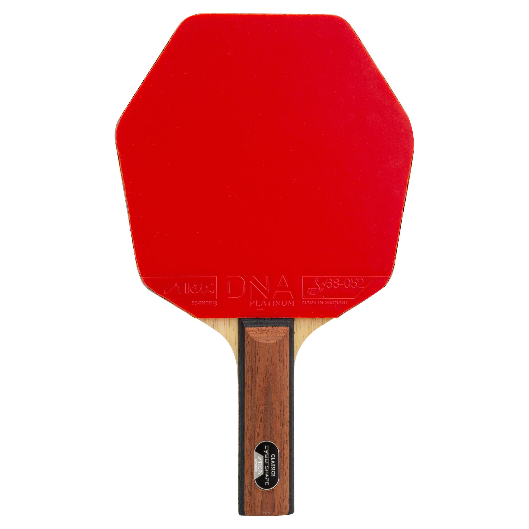 STIGA Racchetta da ping pong preincollata STIGA Cybershape Control livello 3 –Platinum