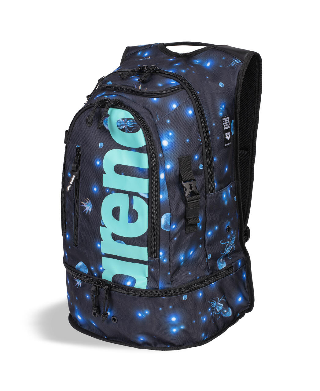 ARENA Arena Rugtas Fastpack 3.0 Allover Blauw / Mint