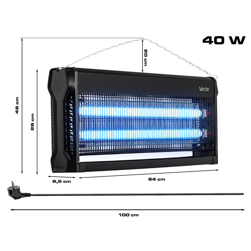 Lampa anti tantari IKL-40W 370m2