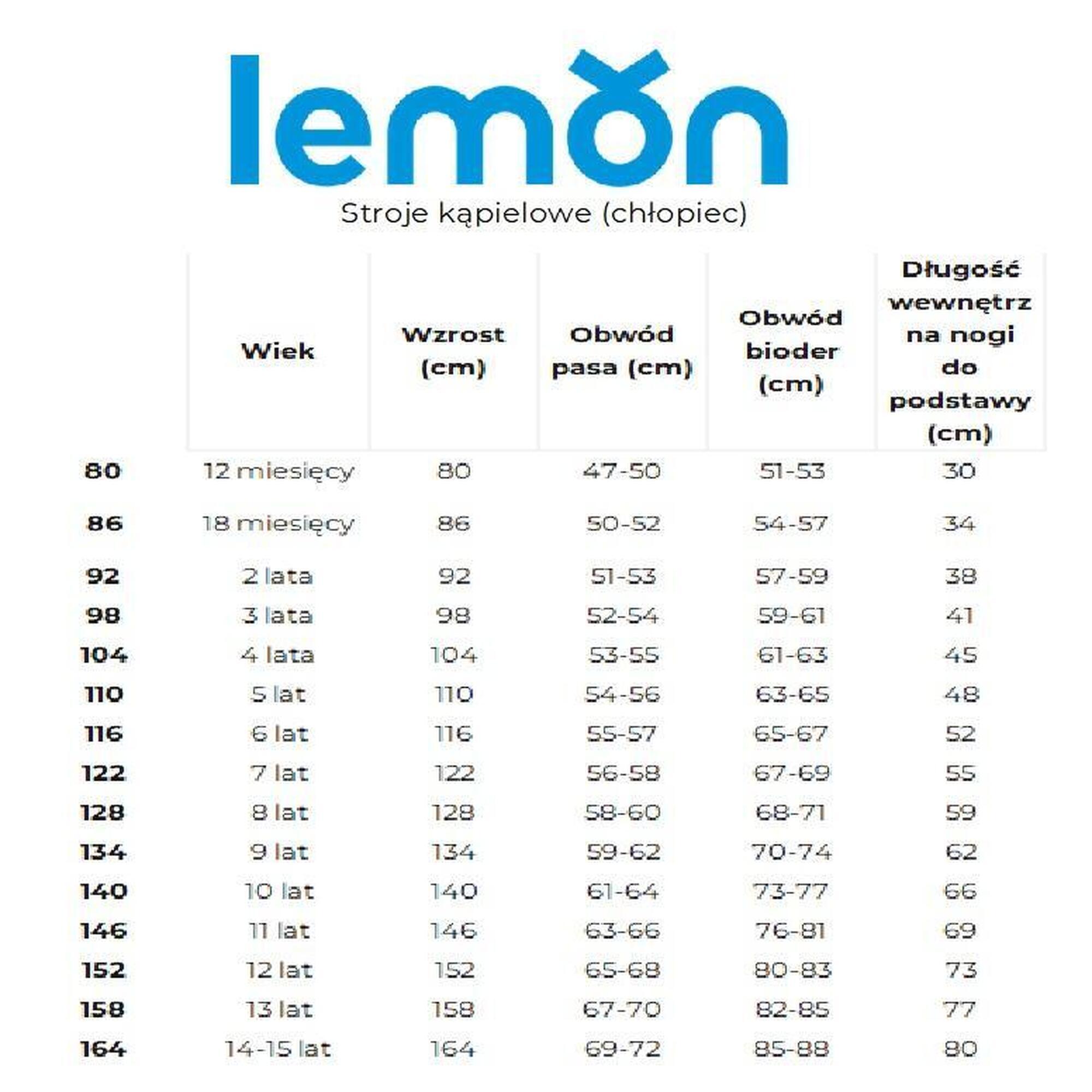 Bokserki pływackie dziecięce Lemon Explore WL5