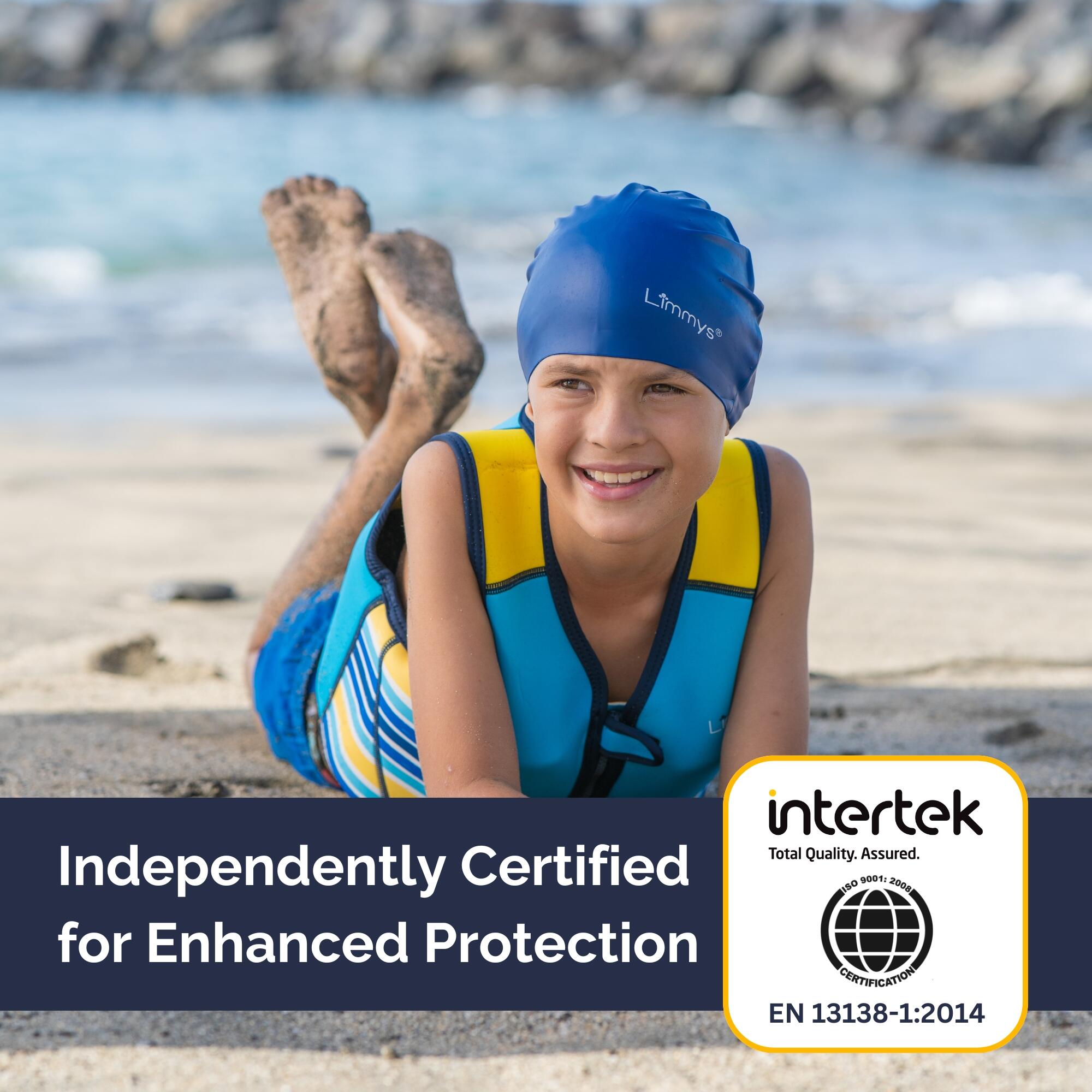 Limmys Premium neopreen zwemvest  kinderen - trekkoord tas inbegrepen 5/8