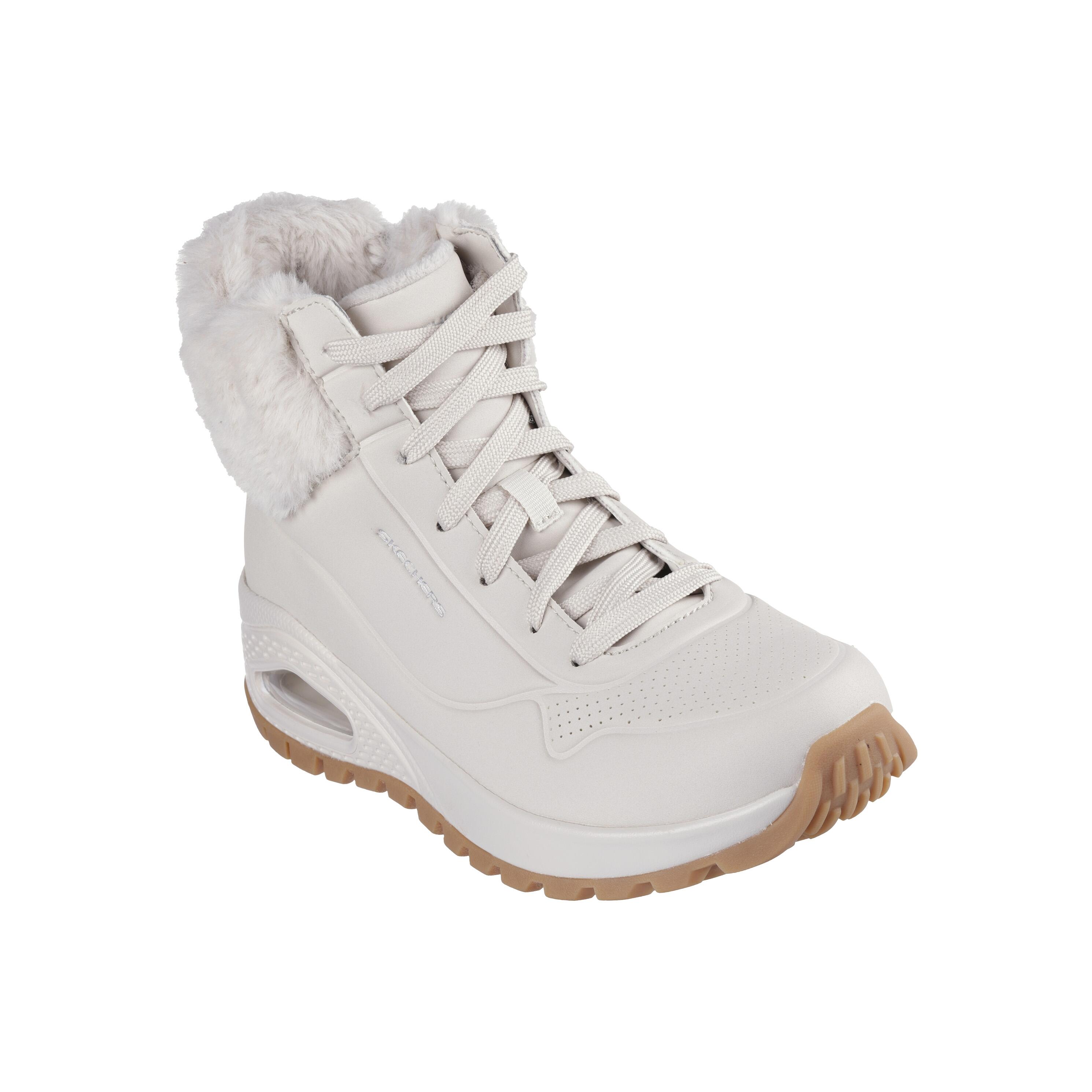 Botas para Mulher Skechers Uno rugged Branco 5/5