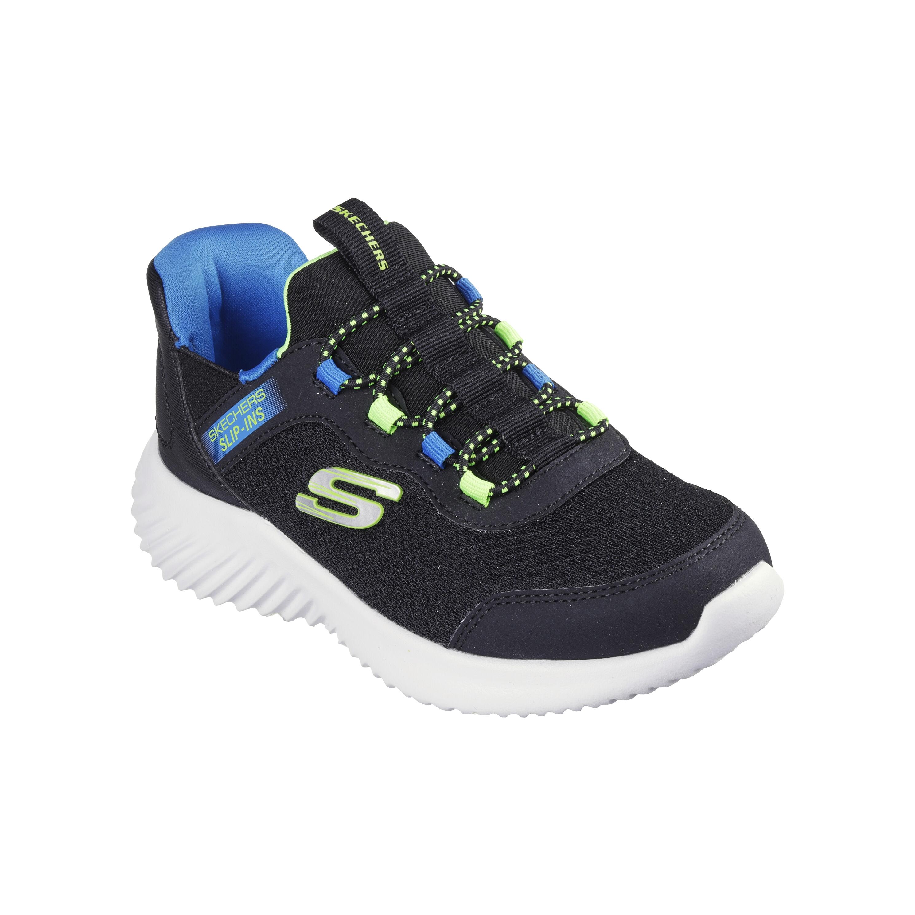 Zapatillas Skechers Niño Bounder - Brisk-Burst Negras 5/5