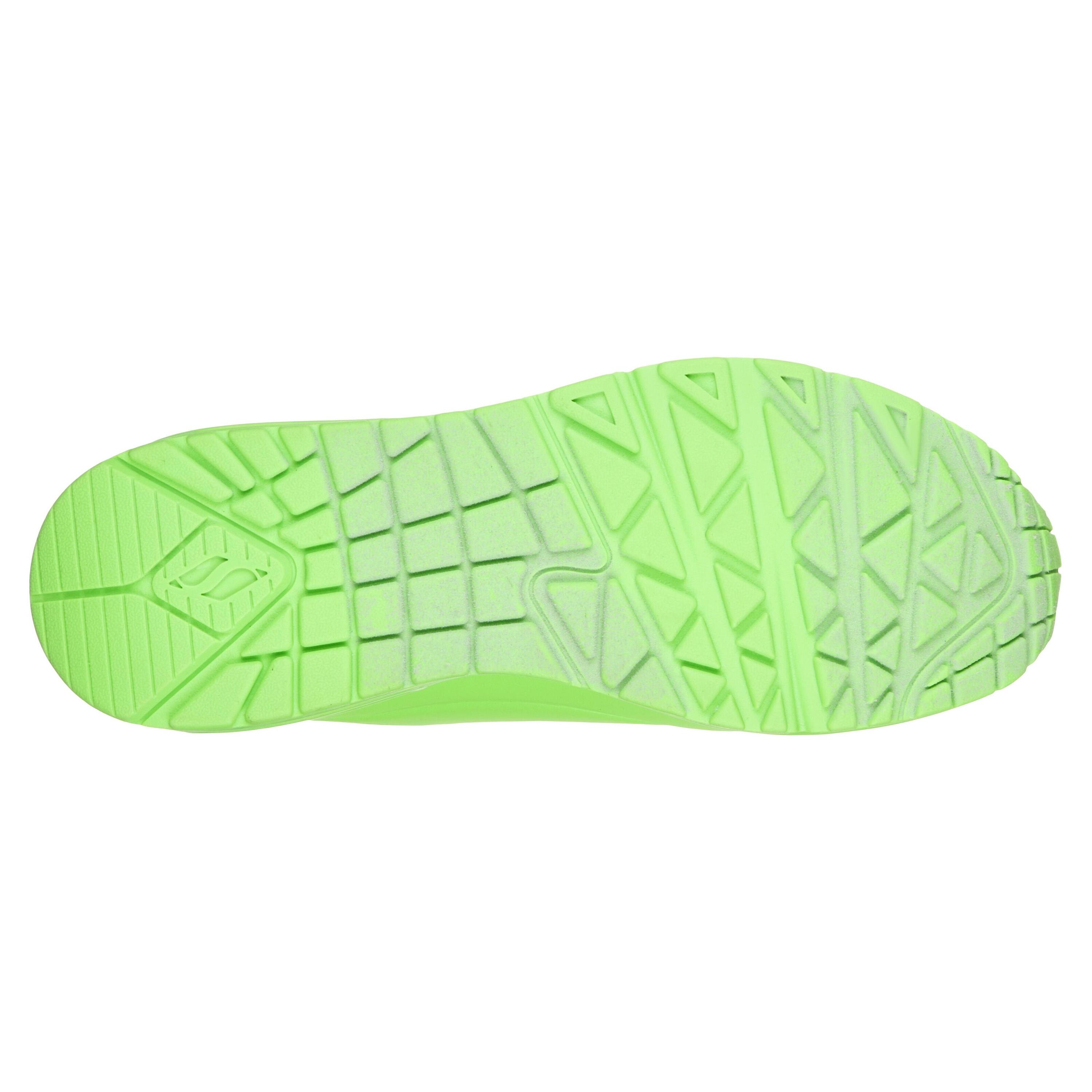 Schoen Skechers Neon Durabuck Lace Up Sneaker voor vrouwen 5/5