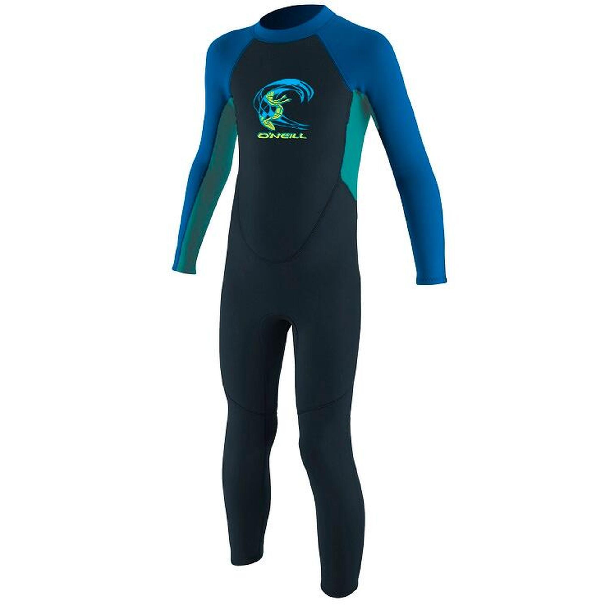 O'Neill - Mousse De Natation Pour Enfants O'Neill Toddler Reactor-2 2mm - Combinaison De Surf - Bleu|noir -  4 À 6 Ans - Decathlon