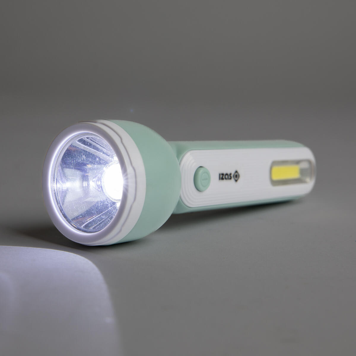 Lanterna compacta e recarregável BARI II com luz XPE e COB, leve e portátil 3/4