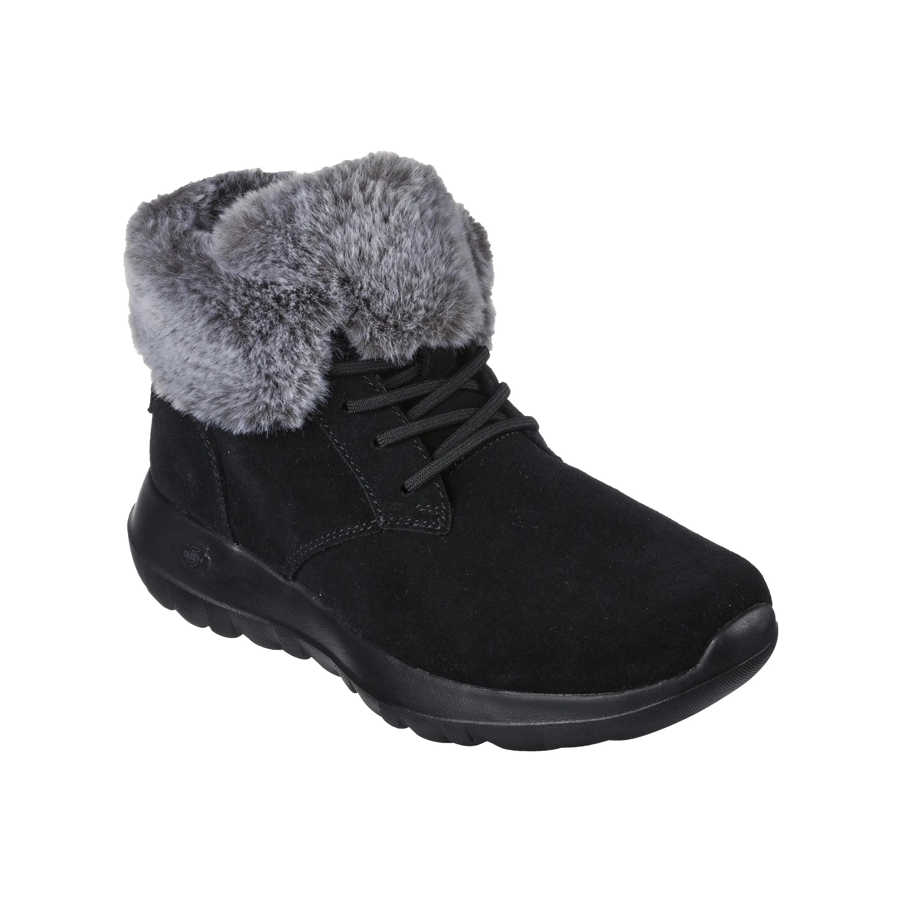 Bottine à Fourrure Cuir Skechers On The Go Joy - Femme 5/5