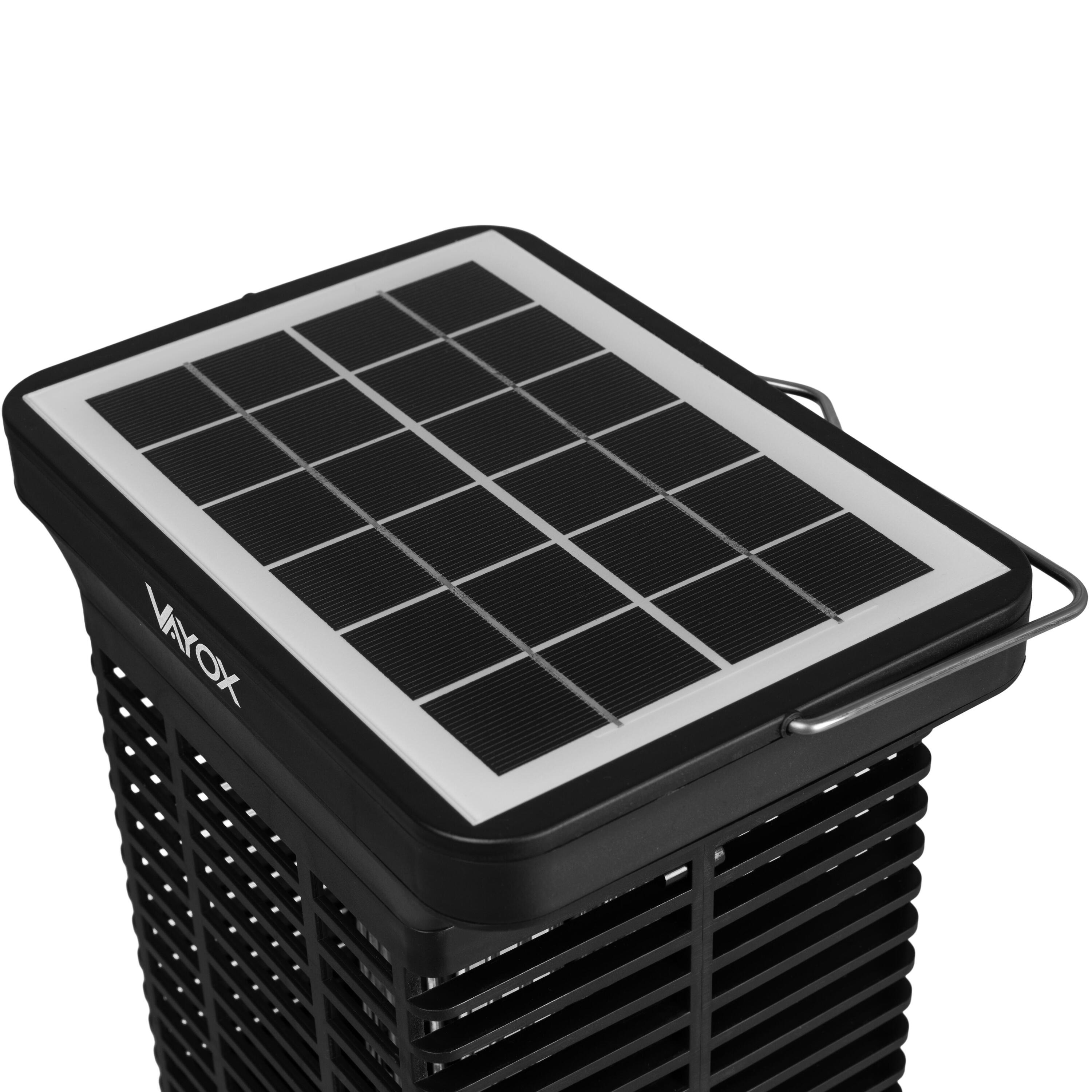 UV-insectendoderlamp VAYOX IKV-200 voor muggen vliegen accu en zonne-energie 3/7