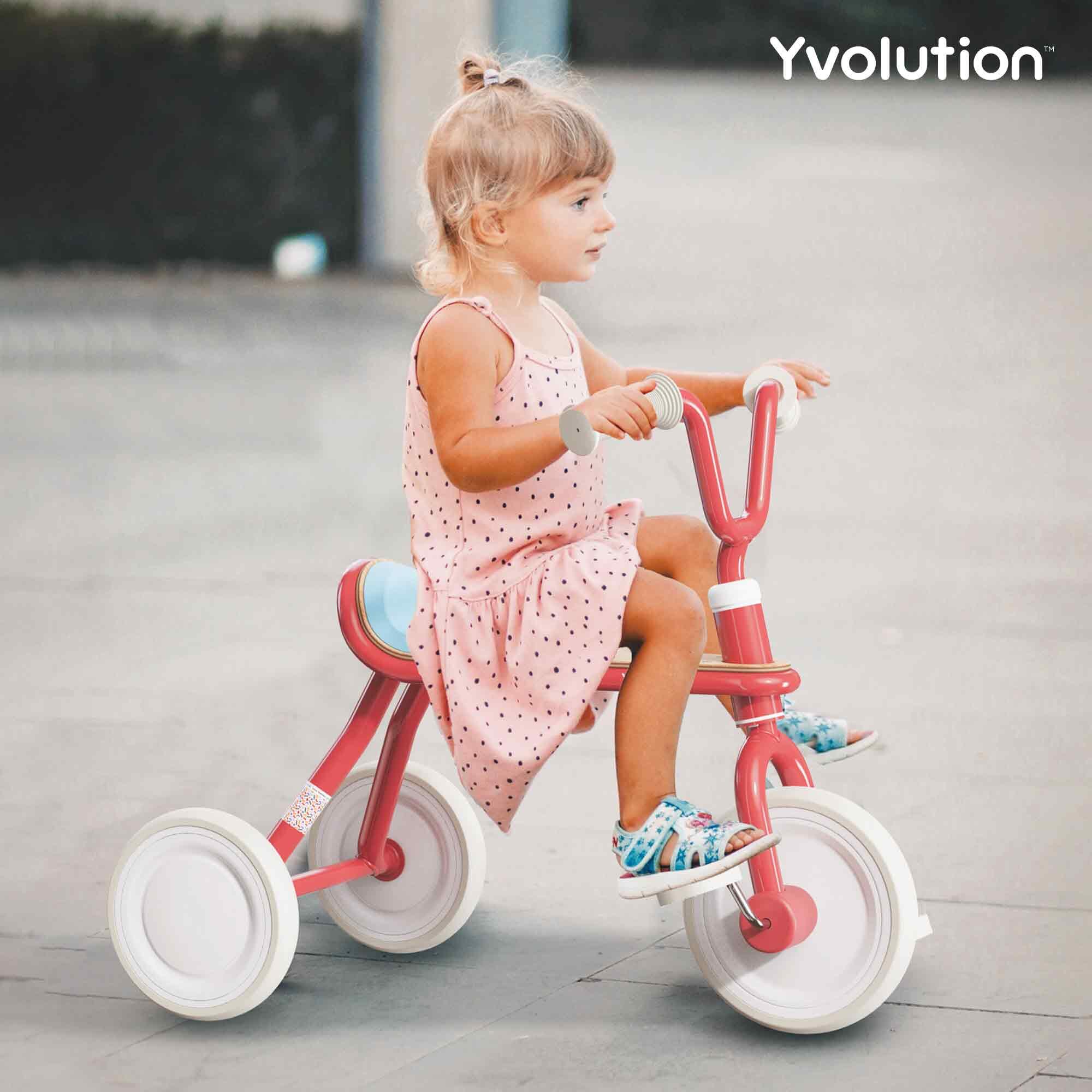 Tricycle métal confortable ergonomique Yvolution Classic trike 18mois 3ans 6/7