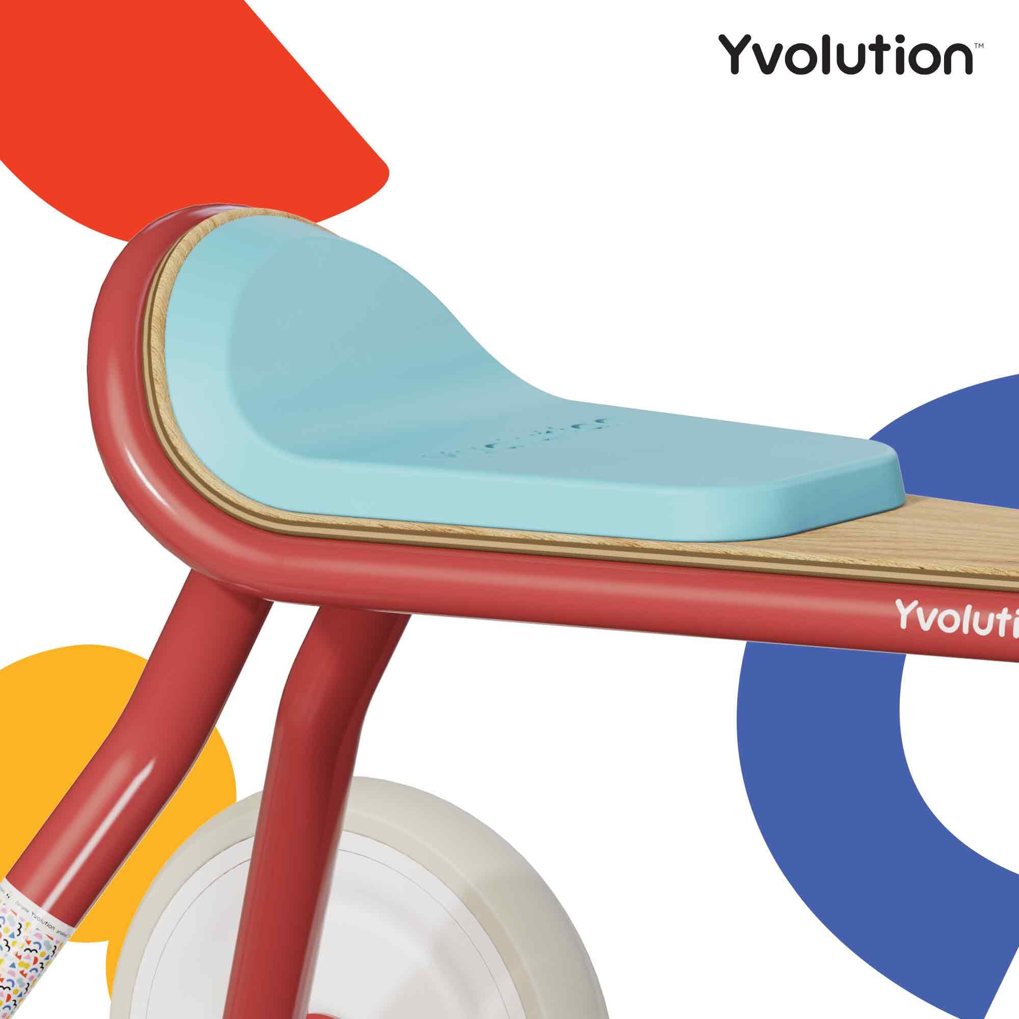 Tricycle métal confortable ergonomique Yvolution Classic trike 18mois 3ans 5/7