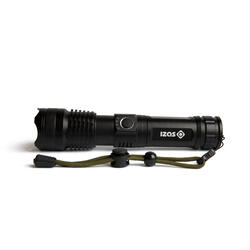 Torche LED BARI rechargeable et puissante avec zoom et modes multiples
