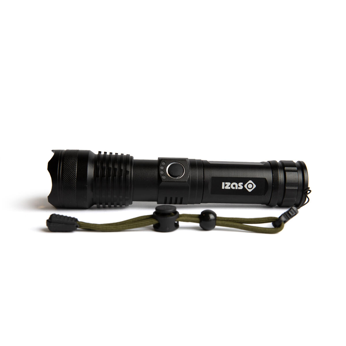 Izas - Torche Led Bari Rechargeable Et Puissante Avec Zoom Et Modes Multiples - Lampe - Noir - No Size - Decathlon
