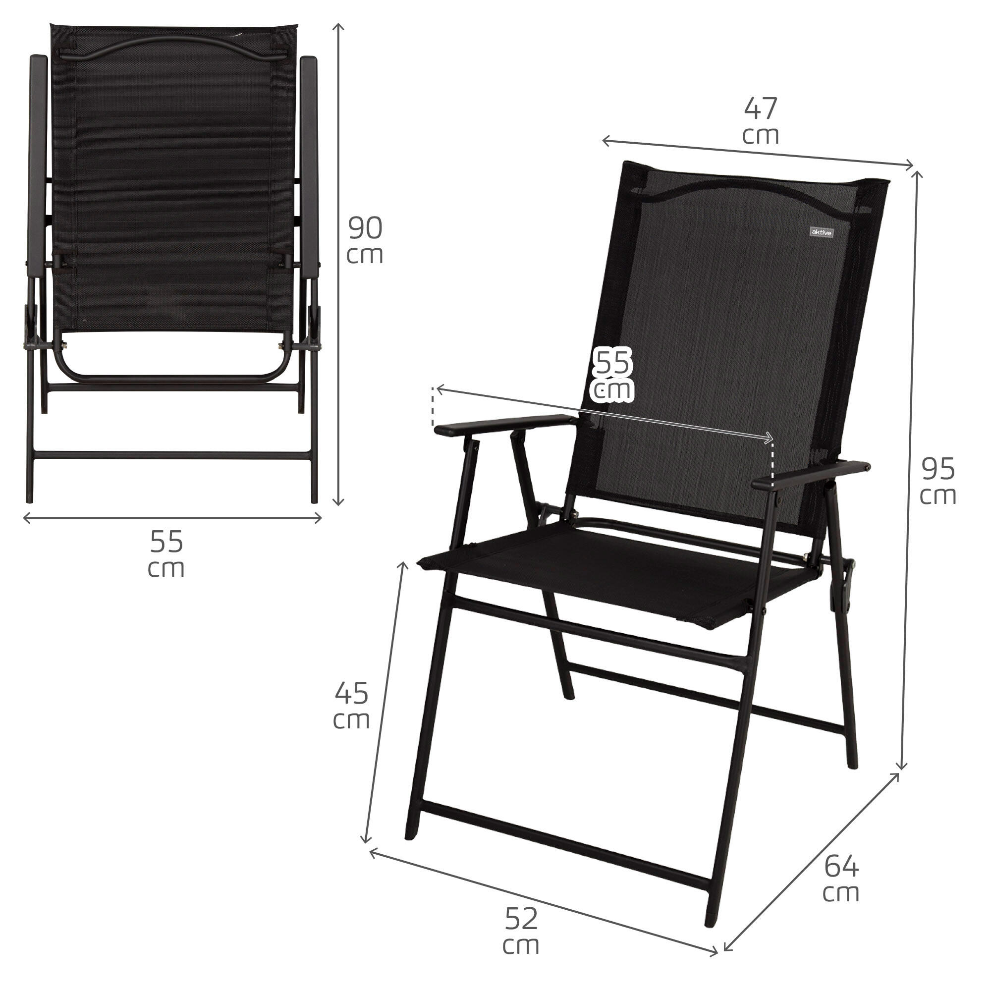 Aktive Conjunto plegable de jardín 5/7