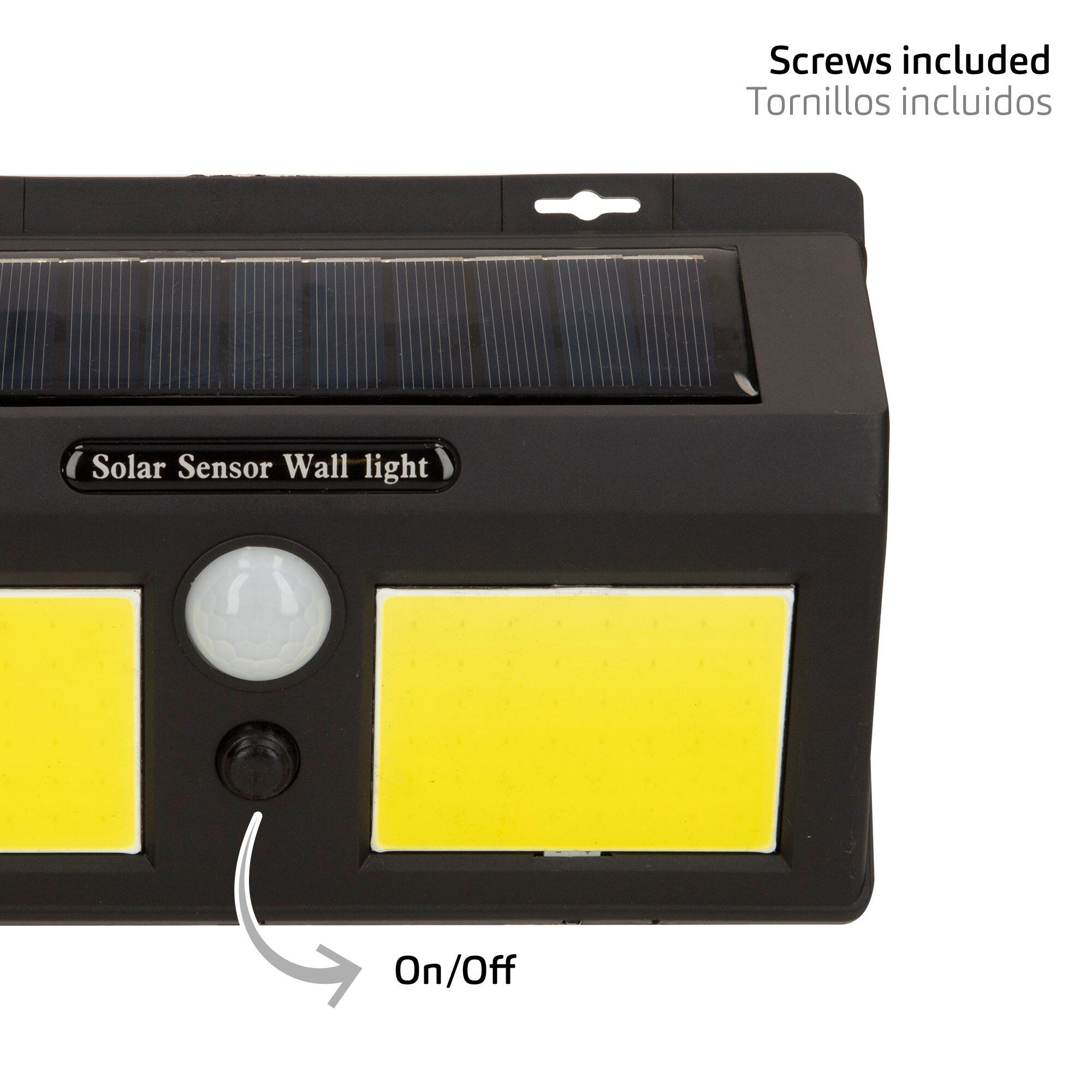 Aktive Set di 6 luci da parete solari a LED da con sensore di movimento 5/7