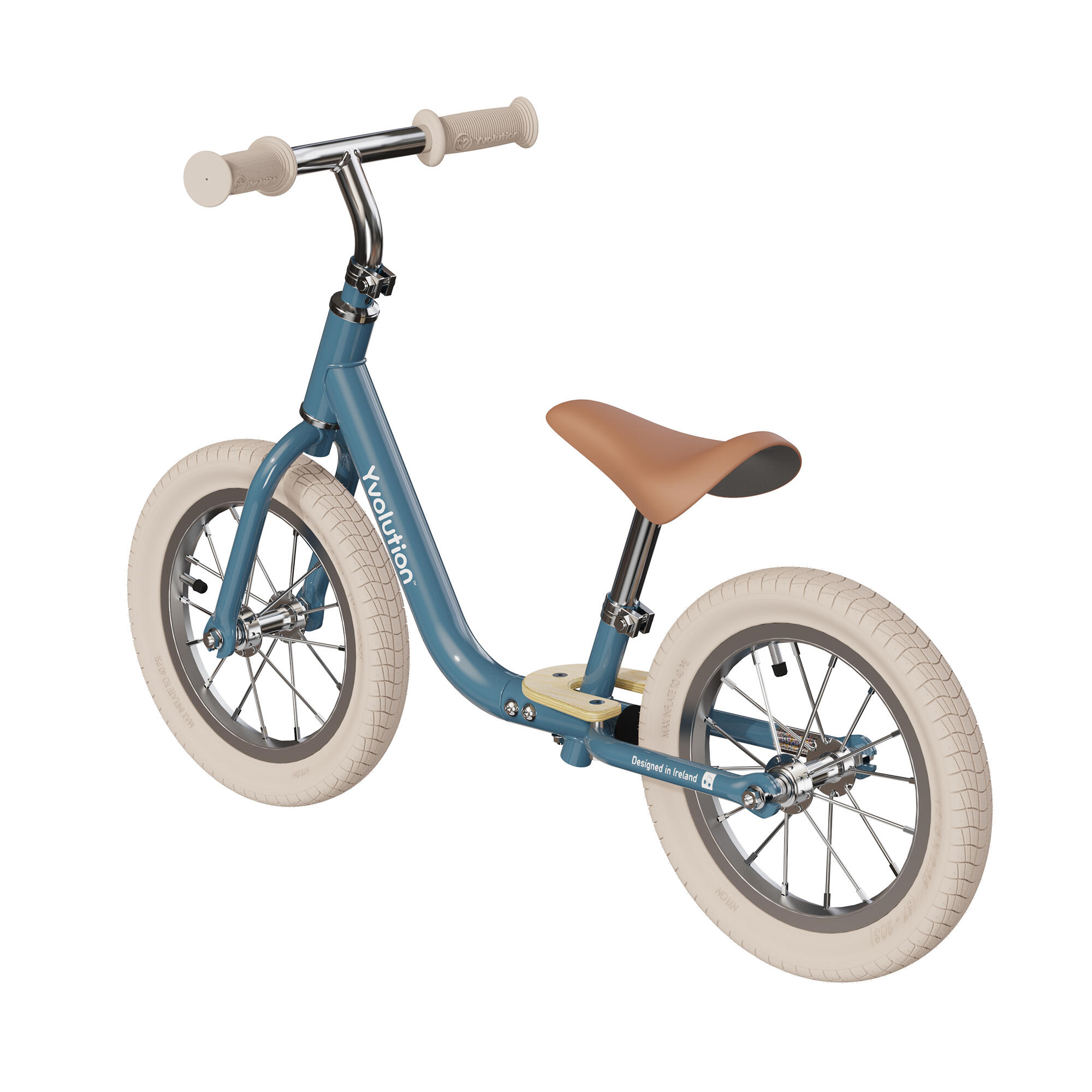 Yvolution - Yvolution Draisienne Vintage Yvelo Classic Bleu Pneus Gonflables - Draisienne - Bleu - 35-45 - Decathlon