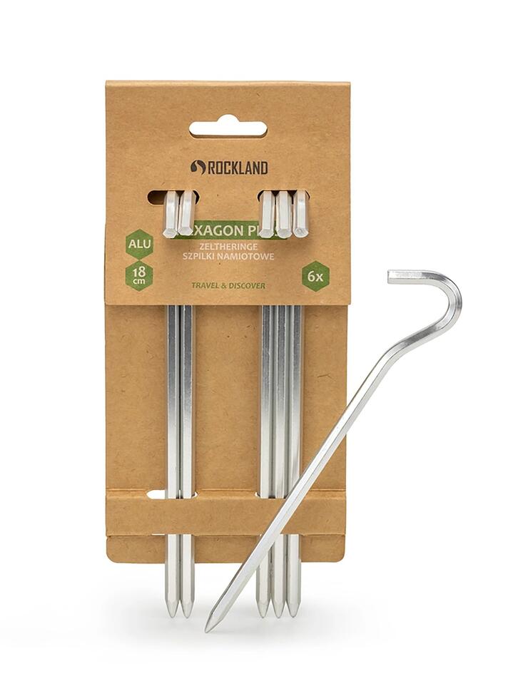 Szpilki do namiotu Rockland Haxagon 6 pcs