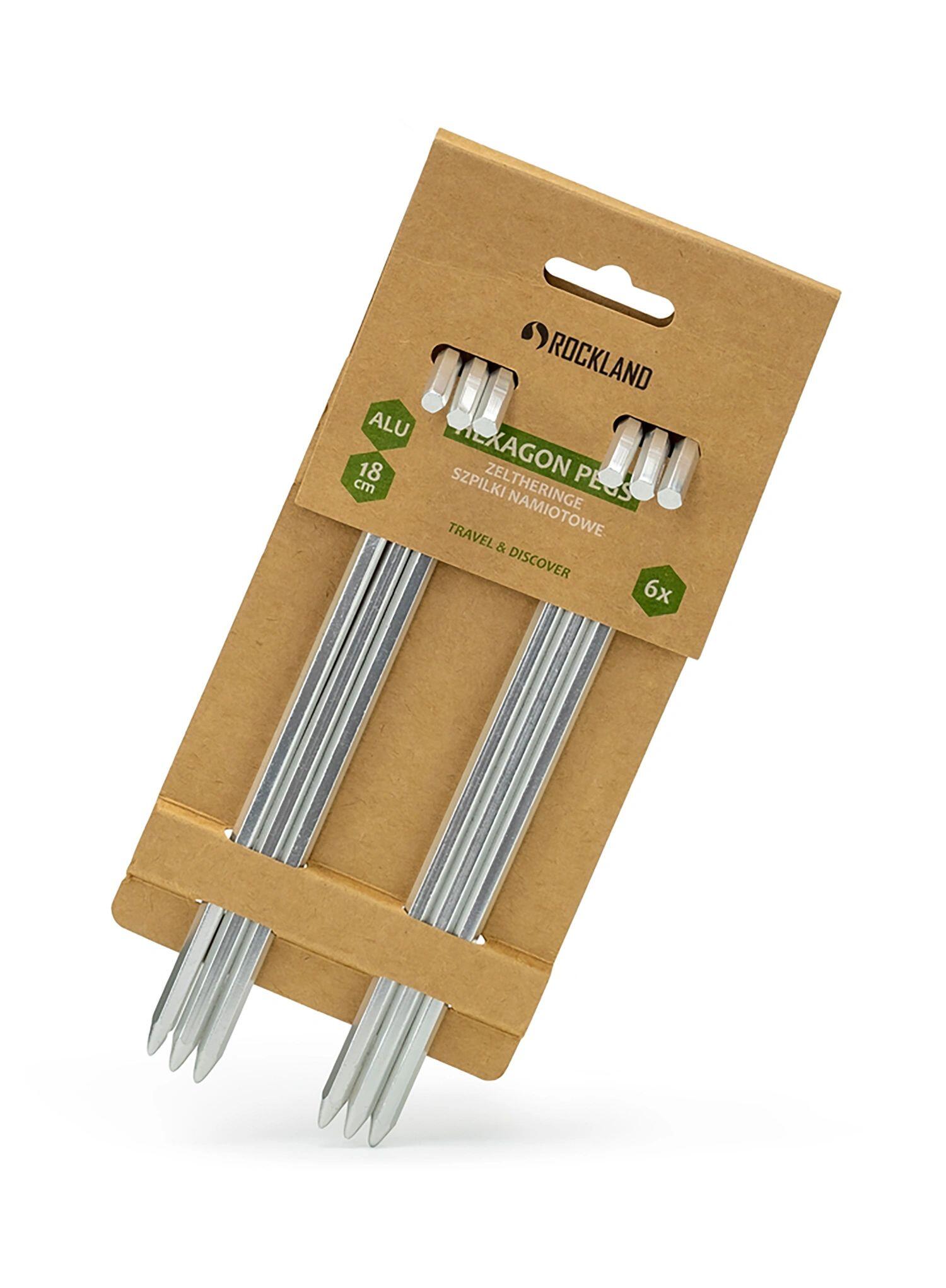 Szpilki do namiotu Rockland Haxagon 6 pcs 4/5