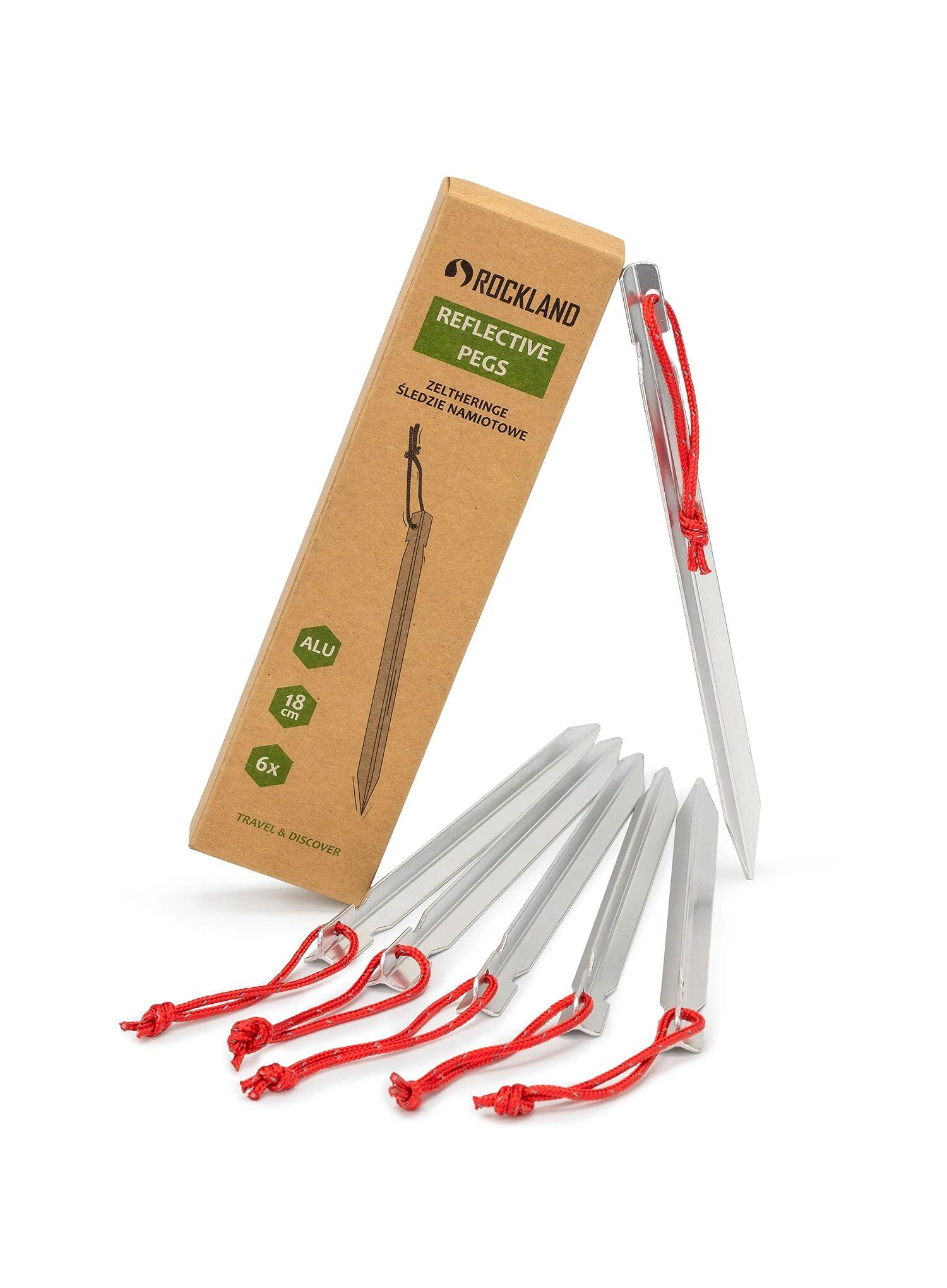Śledzie do namiotu Rockland Reflective Pegs 6 pcs set 3/6