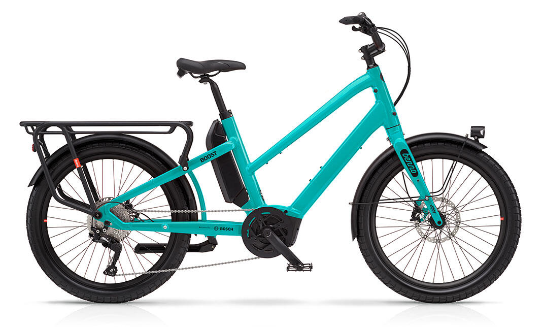 BENNO Boost 10D EVO 5 Bike - Bosch Perf 500 - Facile da usare - Verde acqua (verde)