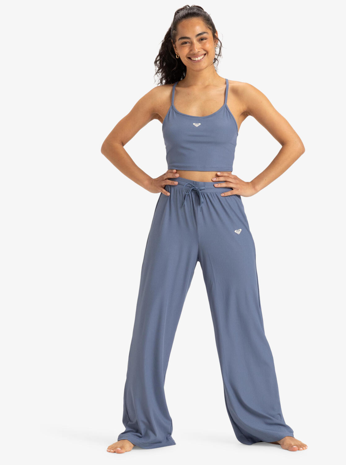 Roxy Sport-Hose Rise & Vibe Blau S 5/6