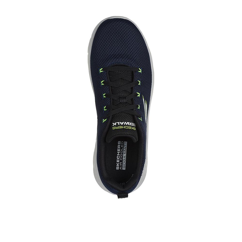 Sapatilhas Skechers Homem Go Walk Flex - Vespid Azul Marinho 3/4