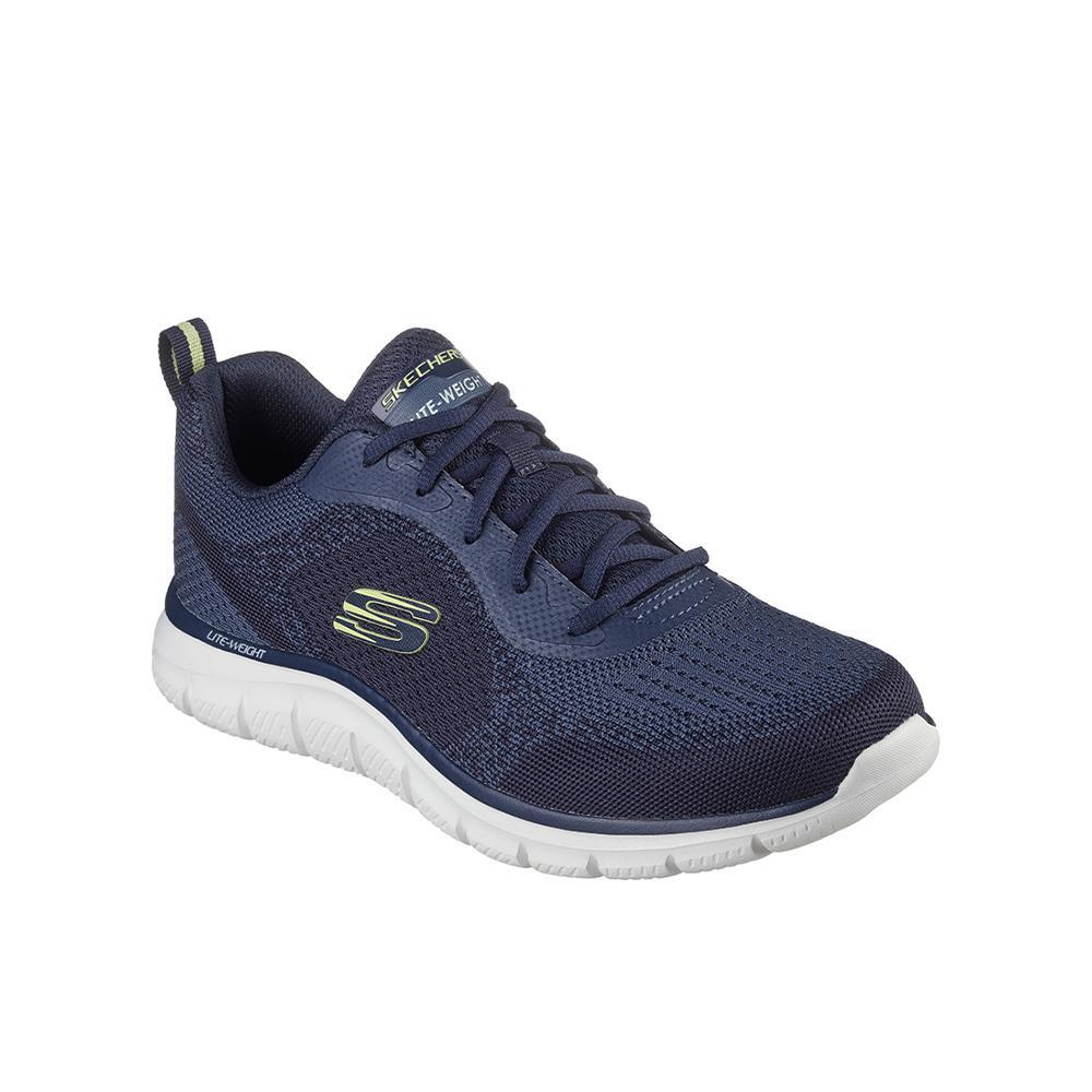 Y Ligera Baskets HOMME Skechers Track Glendor tissu BLEU 2/5