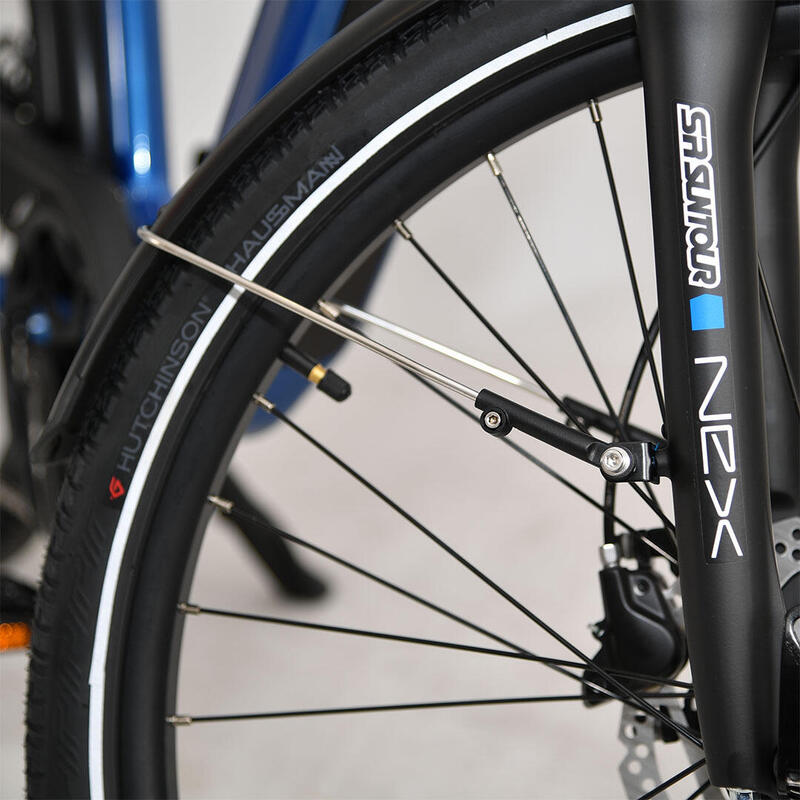UB100B | E-Bike urbană versatilă | Până la 140 km autonomie | Albastru | 26"