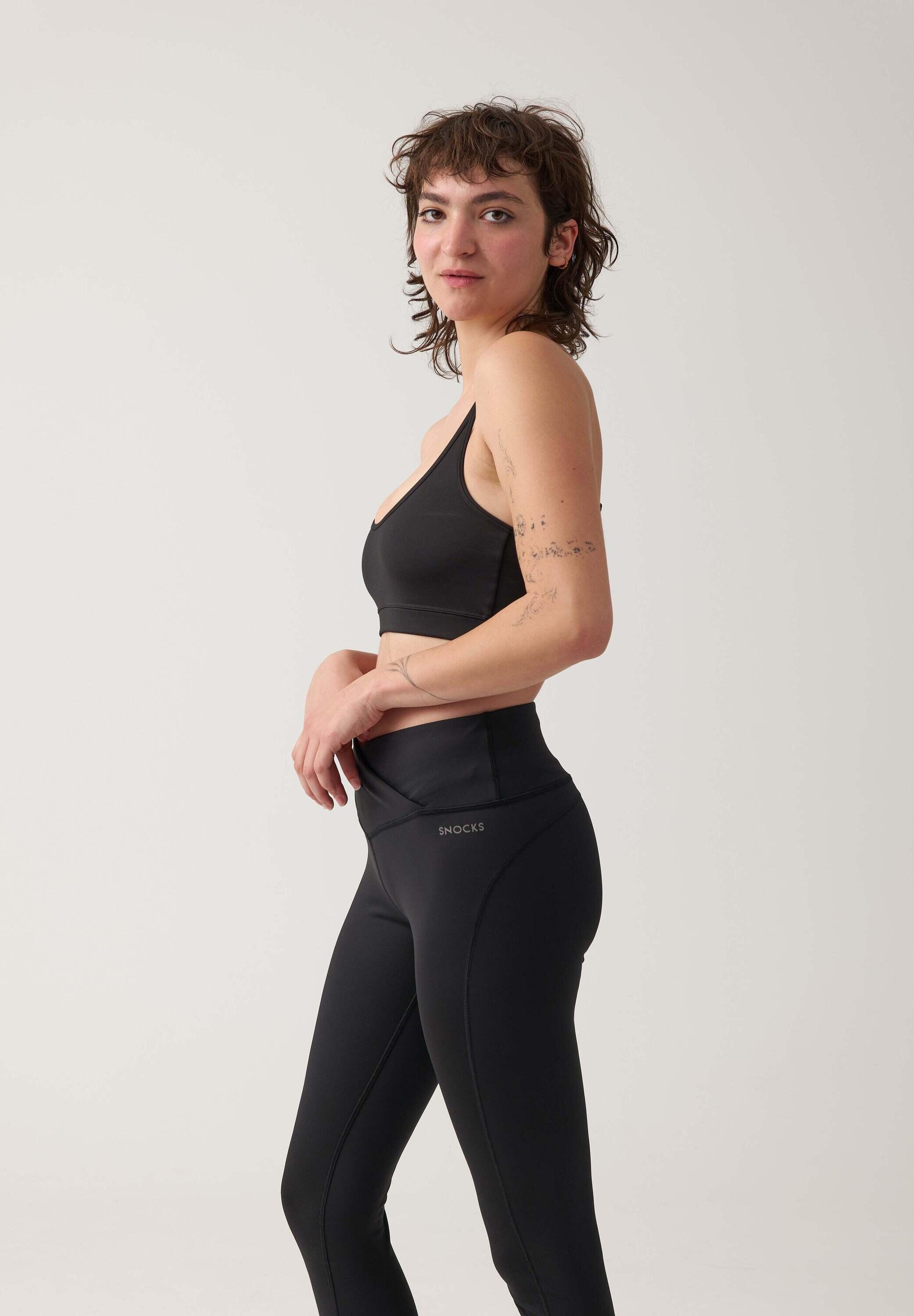 HIGH WAIST LEGGINGS V CROSS 3/5