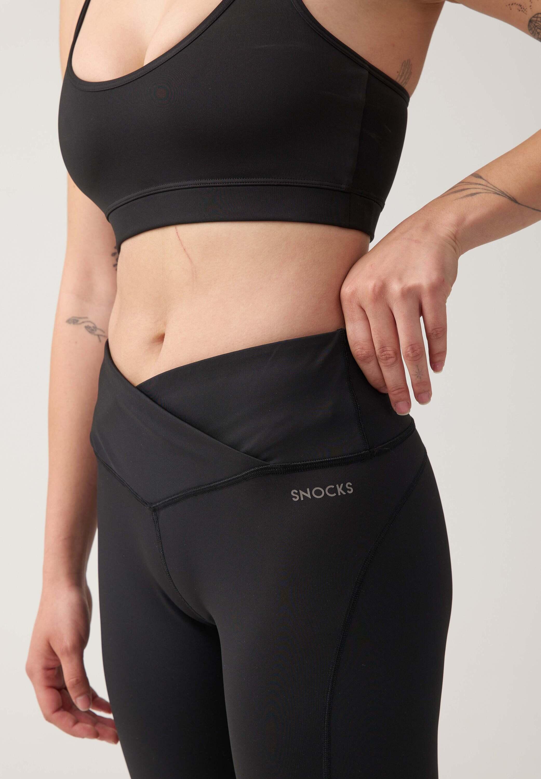 HIGH WAIST LEGGINGS V CROSS 4/5