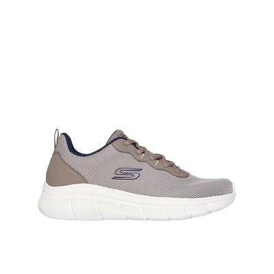 Heren bobs b flex icy edge sneaker taupe