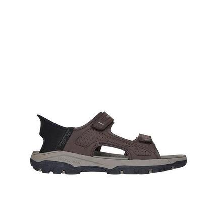 Sandalias Skechers Hombre Slip-ins Relaxed Fit: Tresmen - Reece Marrón Oscuro