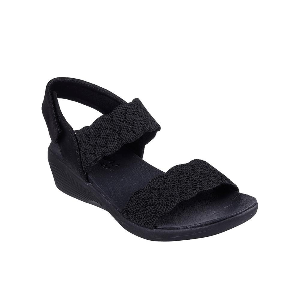SANDALE FEMME Skechers Arya On The Rise tissu Adaptable NOIR 2/5