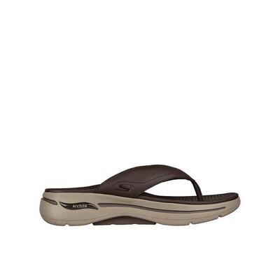 Sandalias Skechers Hombre Go Walk Arch Fit Marrones