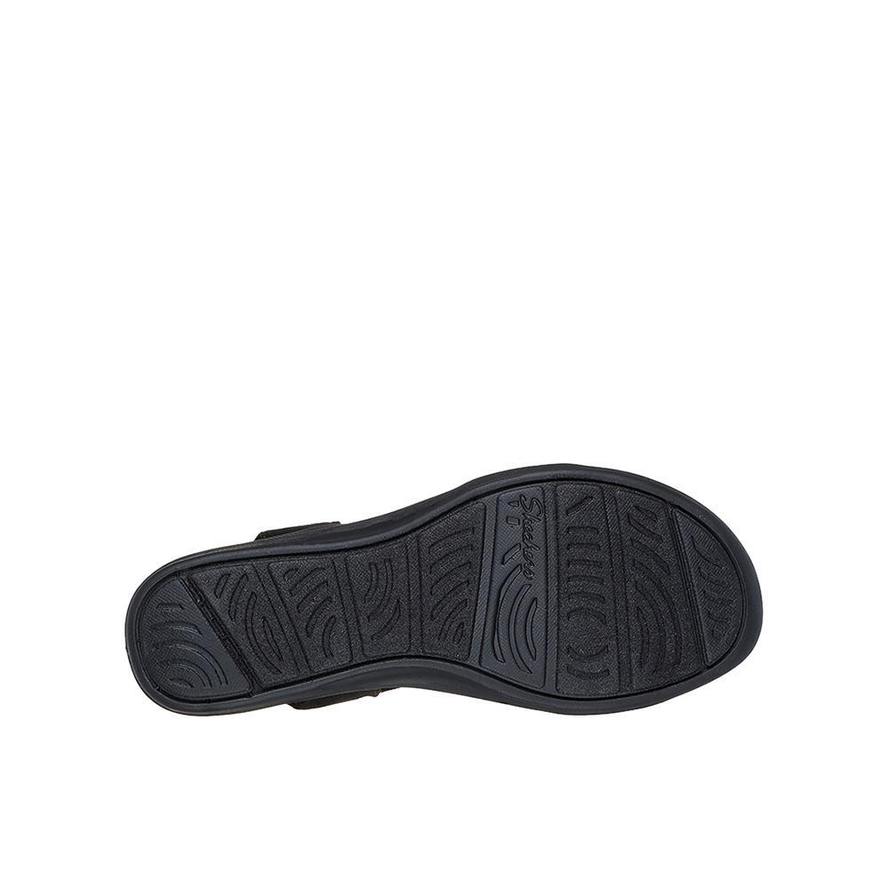 SANDALE FEMME Skechers Arya On The Rise tissu Adaptable NOIR 4/5